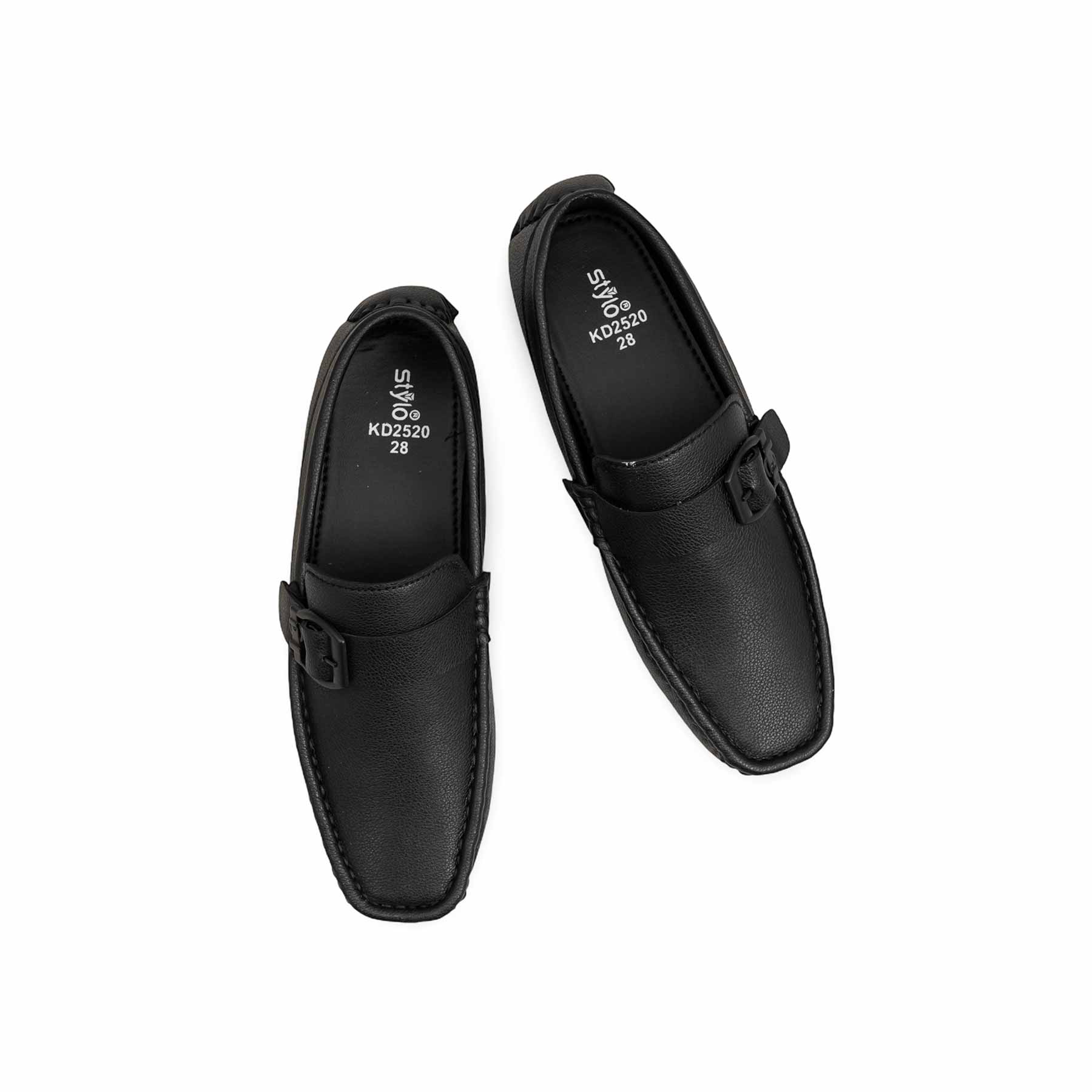 Boys Black Formal Moccasin KD2520 - Image 5