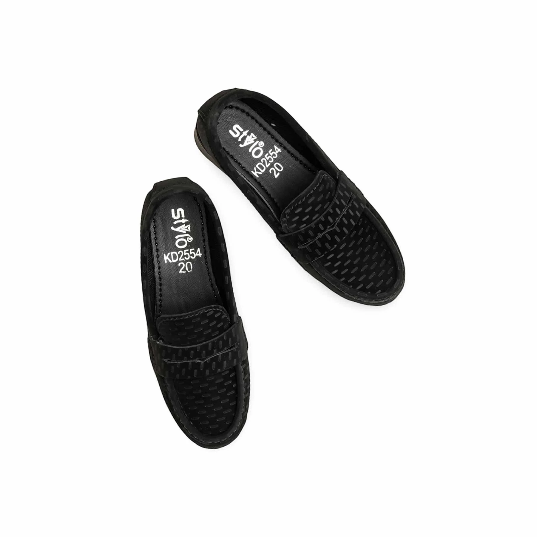 Boys Black Formal Moccasin KD2554 - Image 5