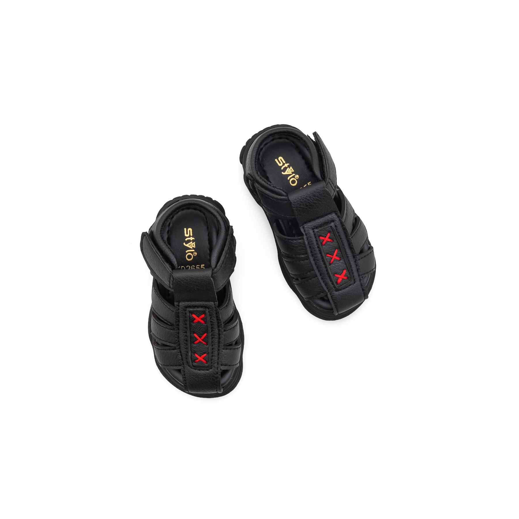 Boys Black Formal Sandal KD2655 - Image 5
