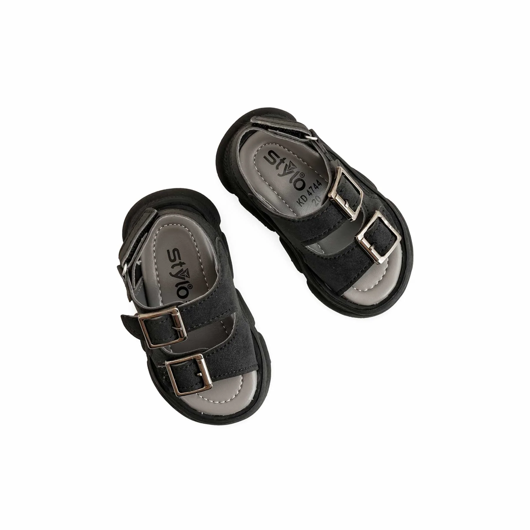 Boys Black Formal Sandal KD4744 - Image 5