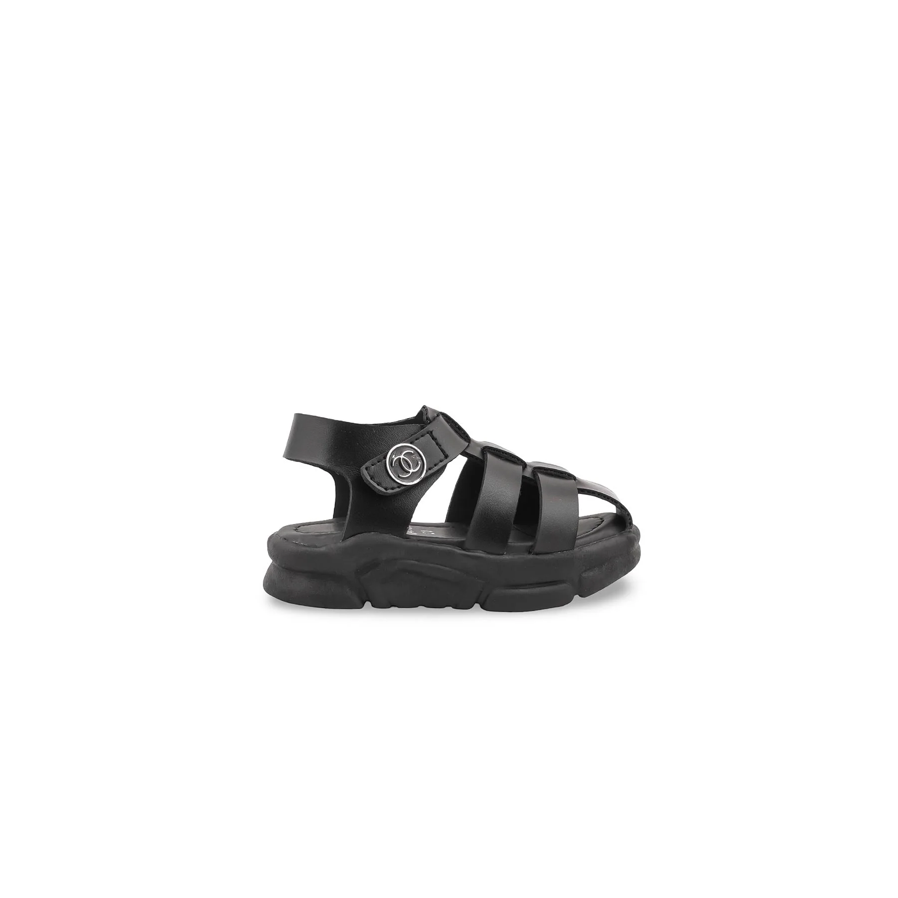 Boys Black Formal Sandal KD4980 - Image 2
