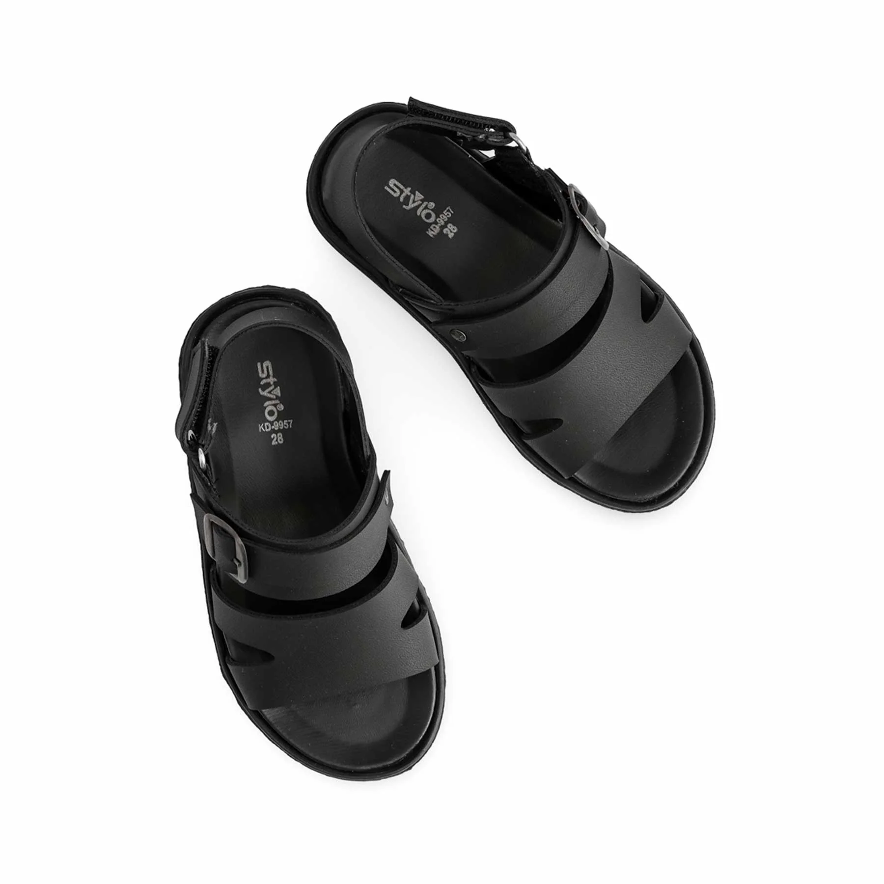 Boys Black Formal Sandal KD9957 - Image 5