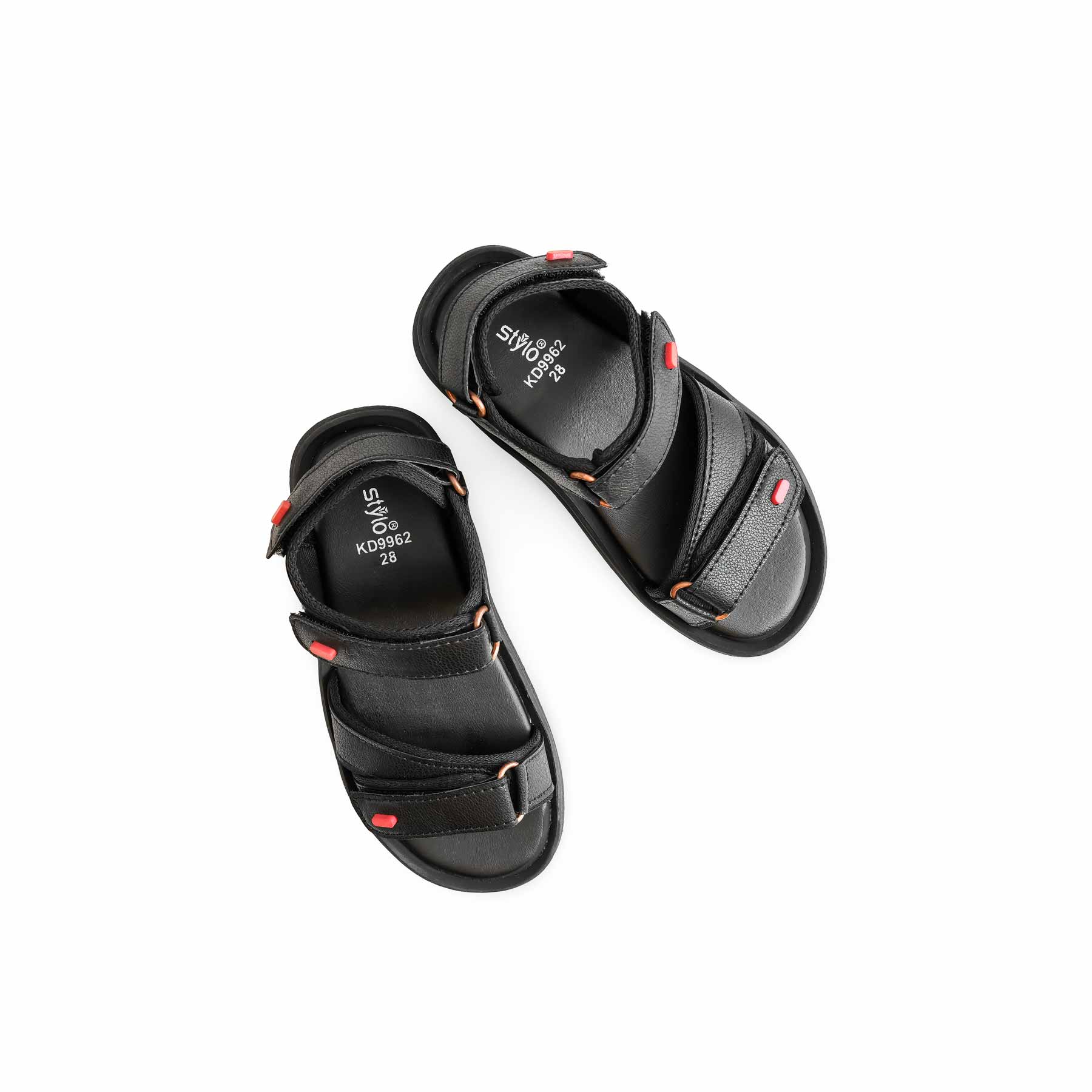 Boys Black Formal Sandal KD9962 - Image 5