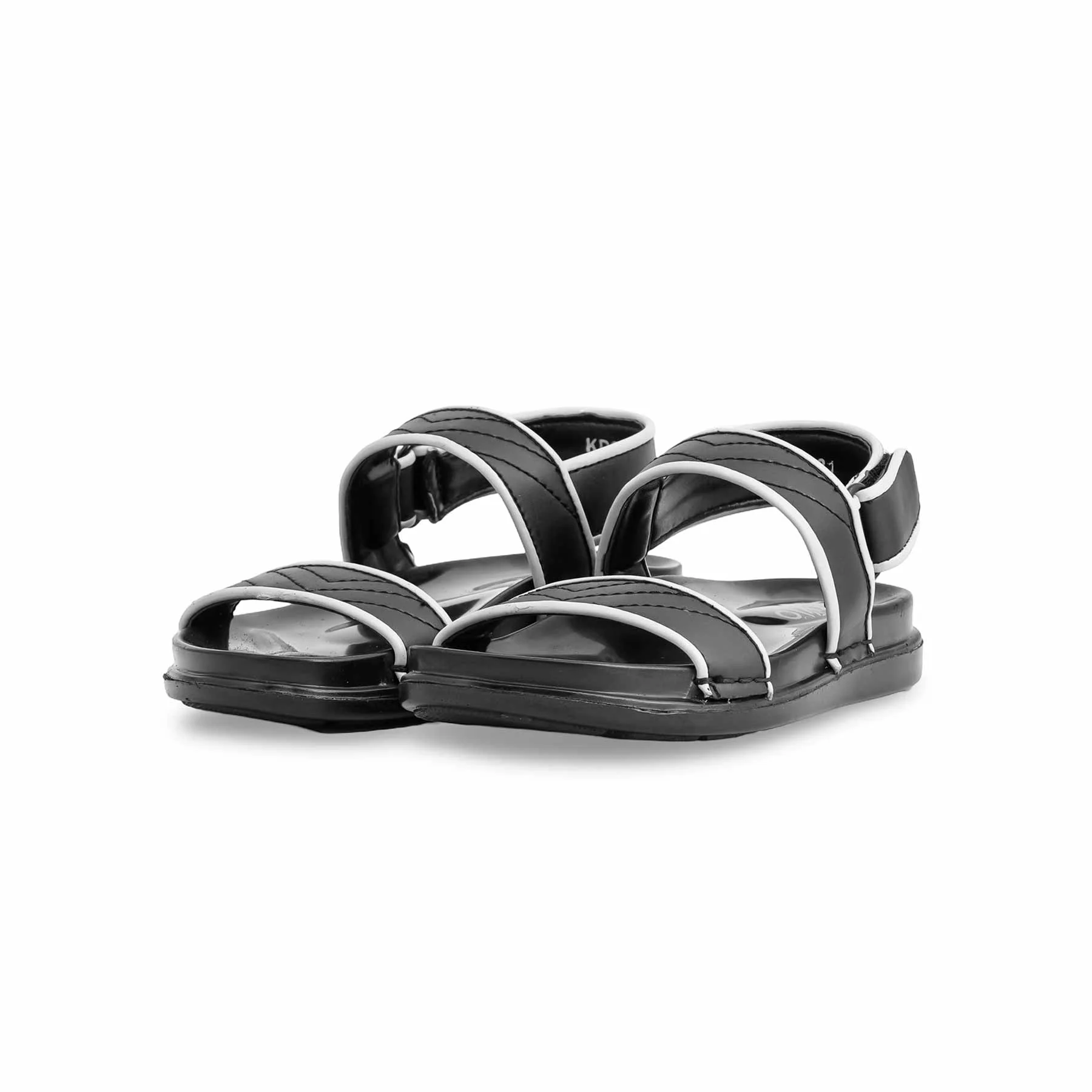 Boys Black Formal Sandal KD9990 - Image 2