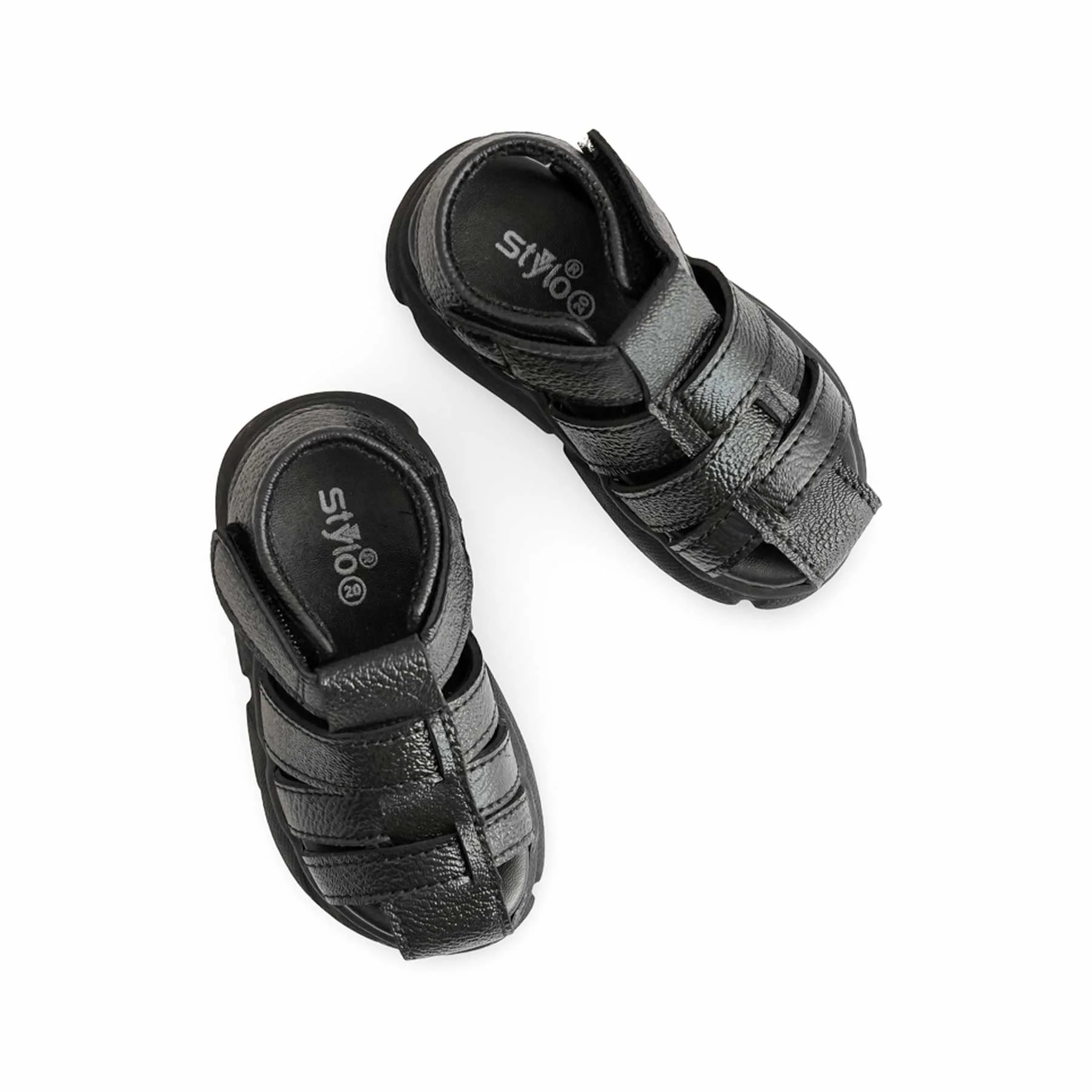 Boys Black Formal Sandal KD9999 - Image 4