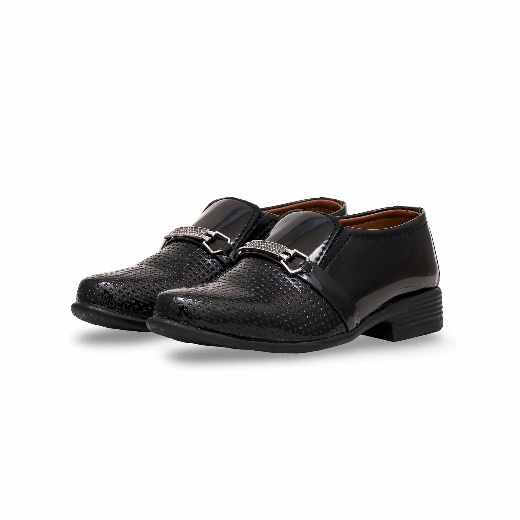 Boys Black Formal Shoes KD2205 - Image 2