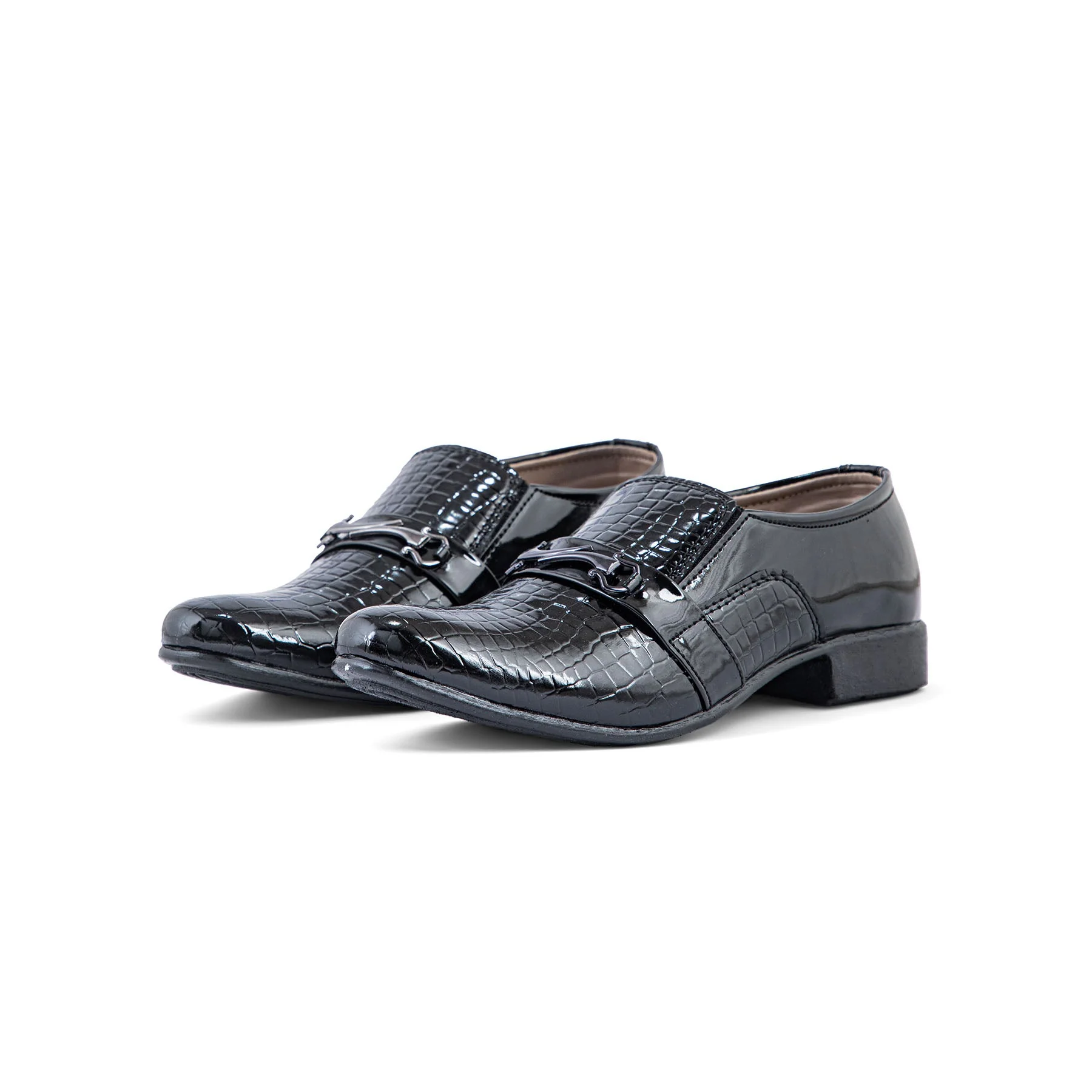 Boys Black Formal Shoes KD2210 - Image 3
