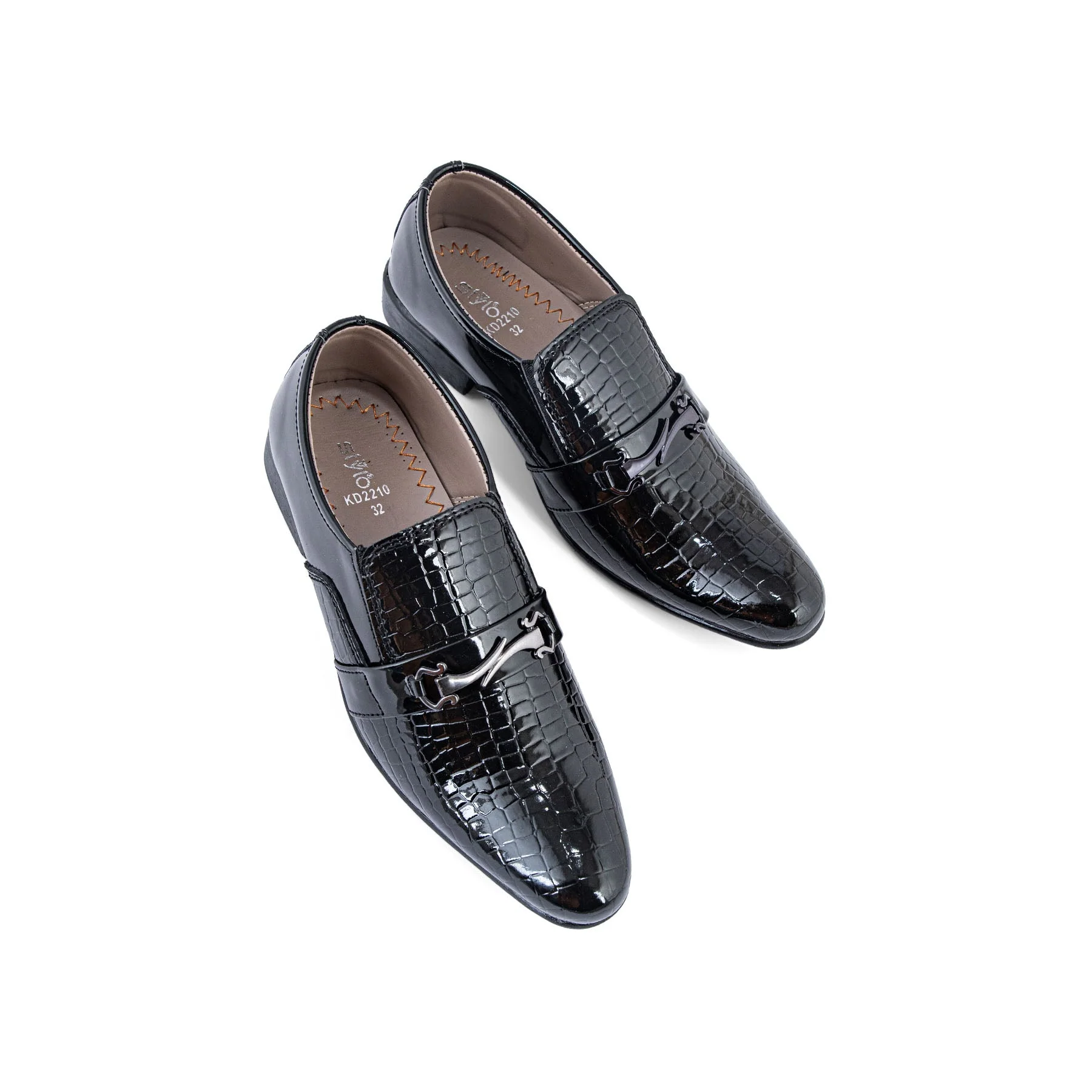 Boys Black Formal Shoes KD2210 - Image 5