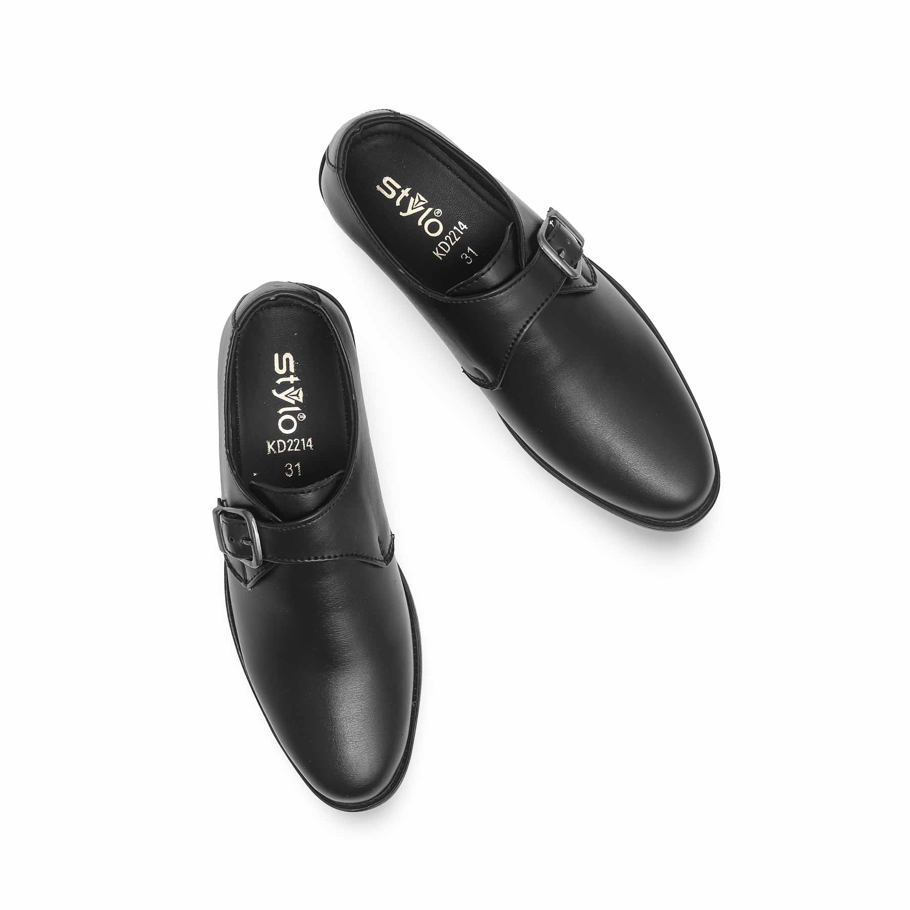 Boys Black Formal Shoes KD2214 - Image 4