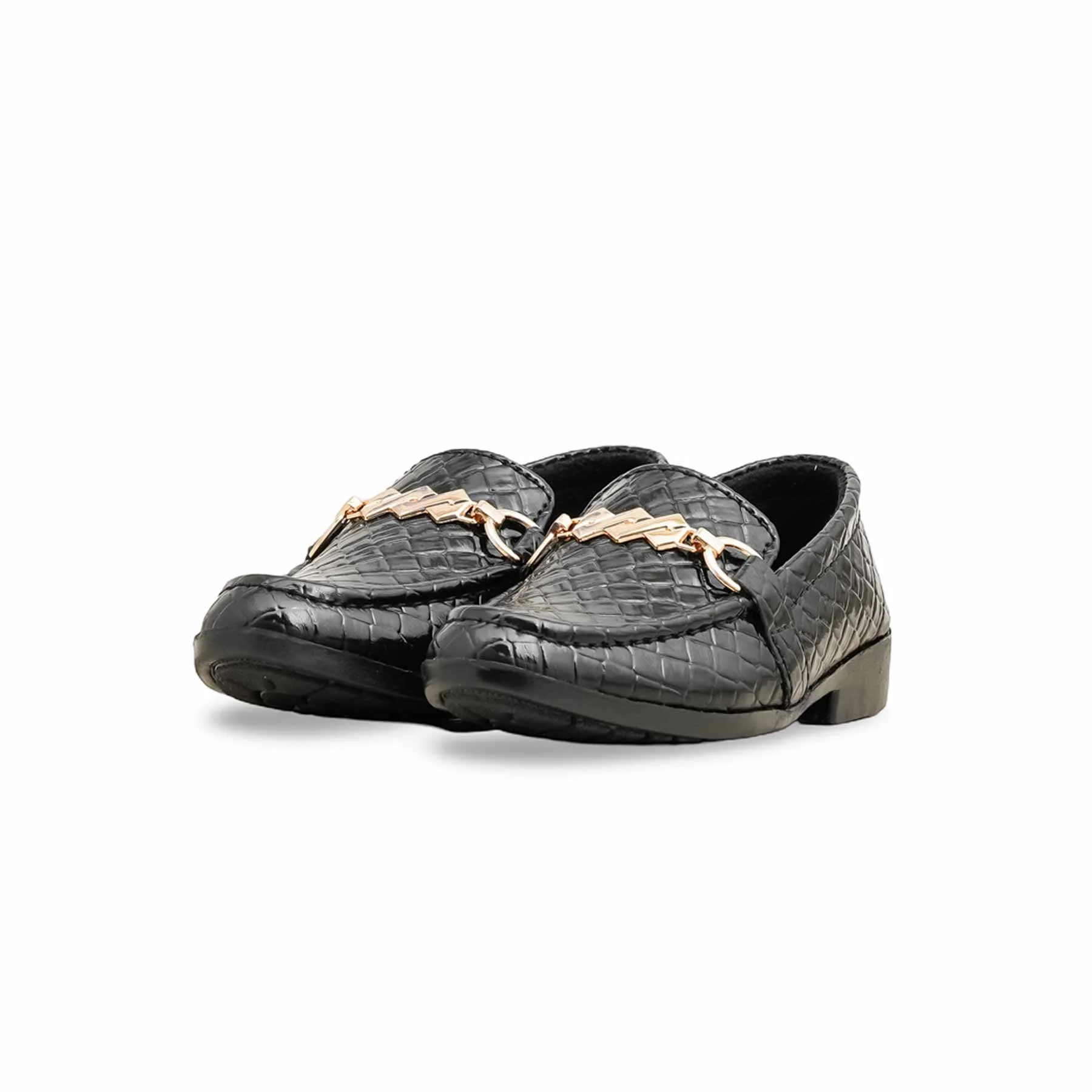 Boys Black Formal Shoes KD2495 - Image 3