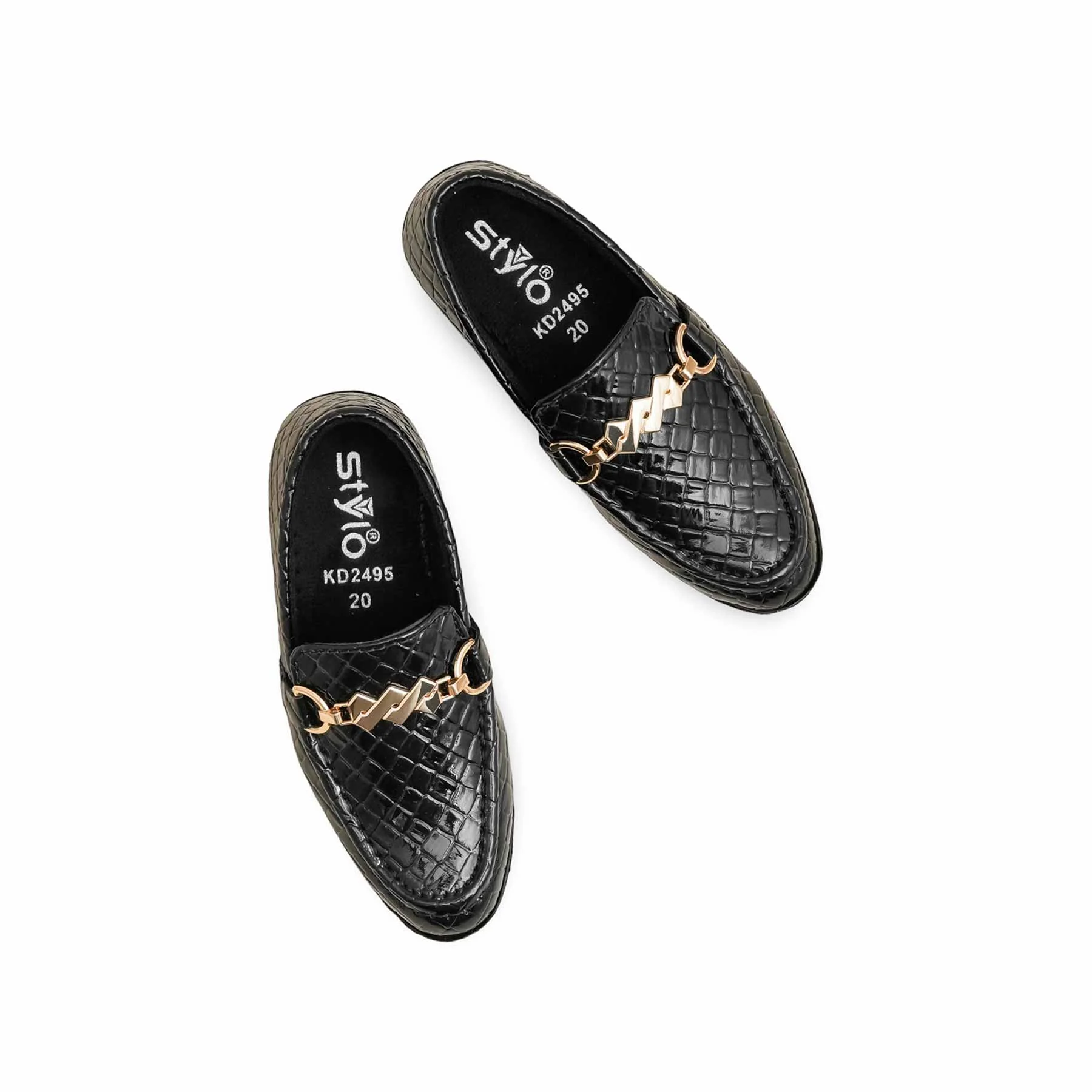 Boys Black Formal Shoes KD2495 - Image 5