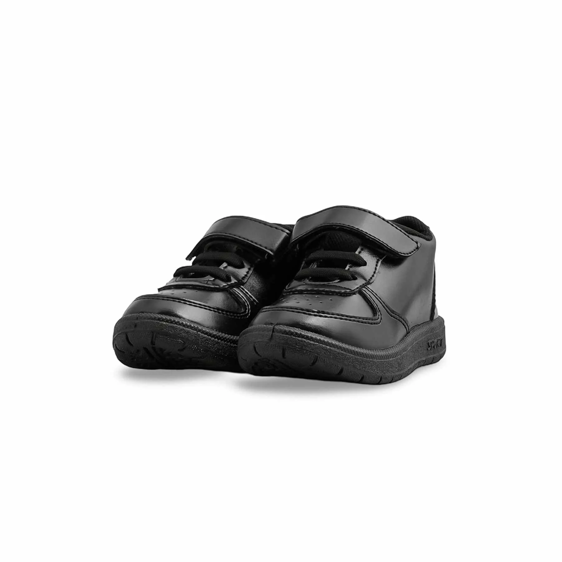 Boys Black Lace Up School Shoes SK1098 - Image 3