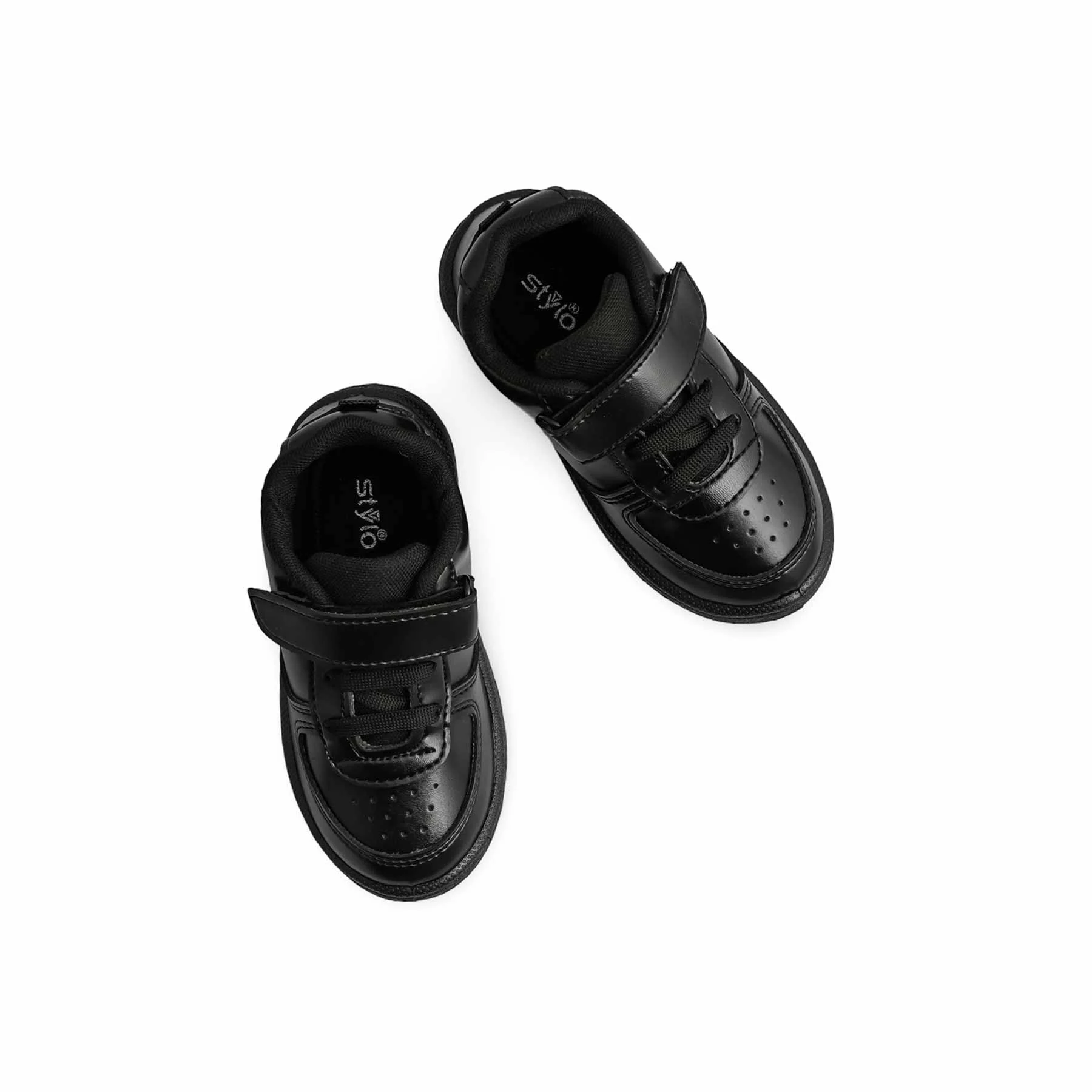 Boys Black Lace Up School Shoes SK1098 - Image 5