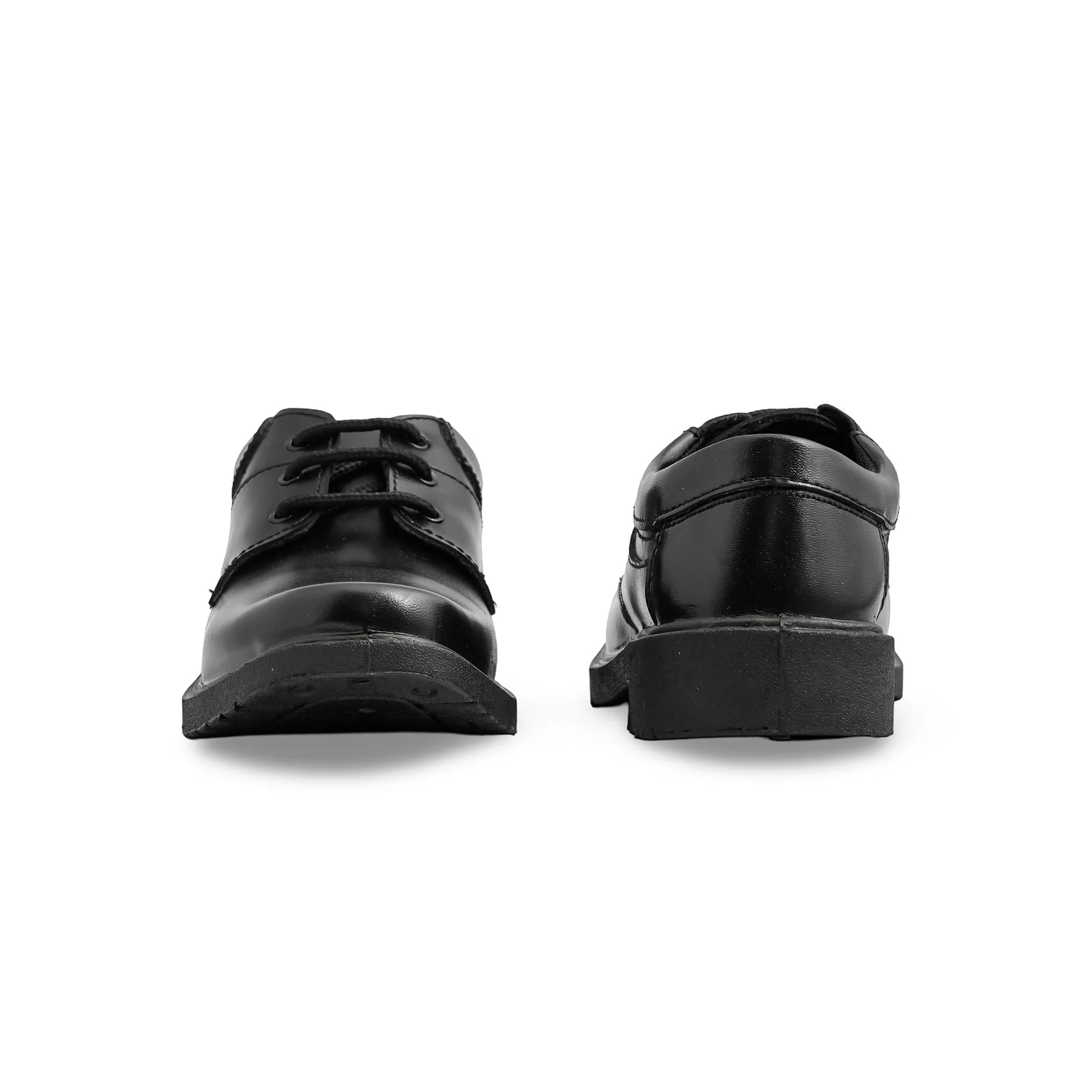 Boys Black Lace Up School Shoes SK1101 - Image 4