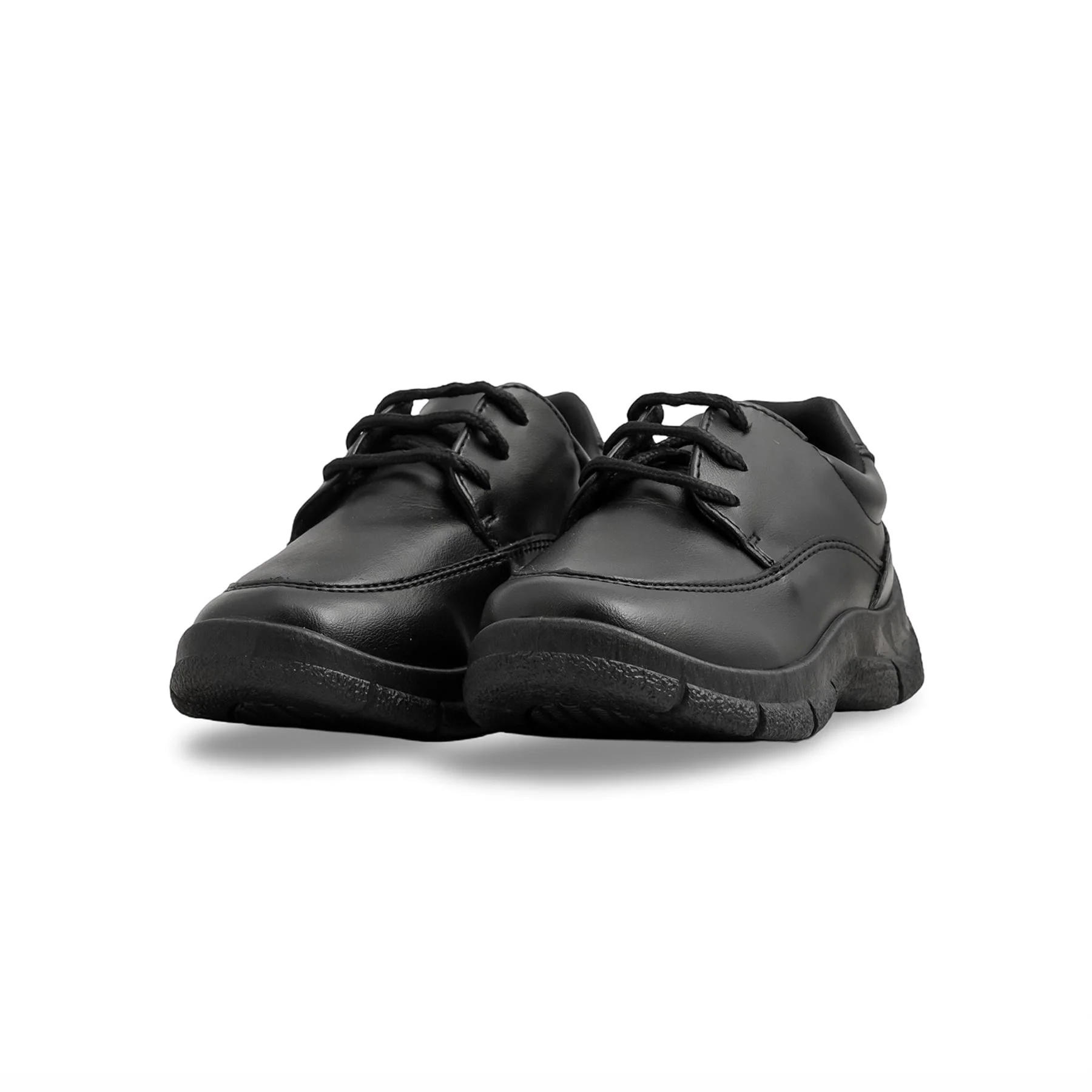 Boys Black Lace Up School Shoes SK1113 - Image 3