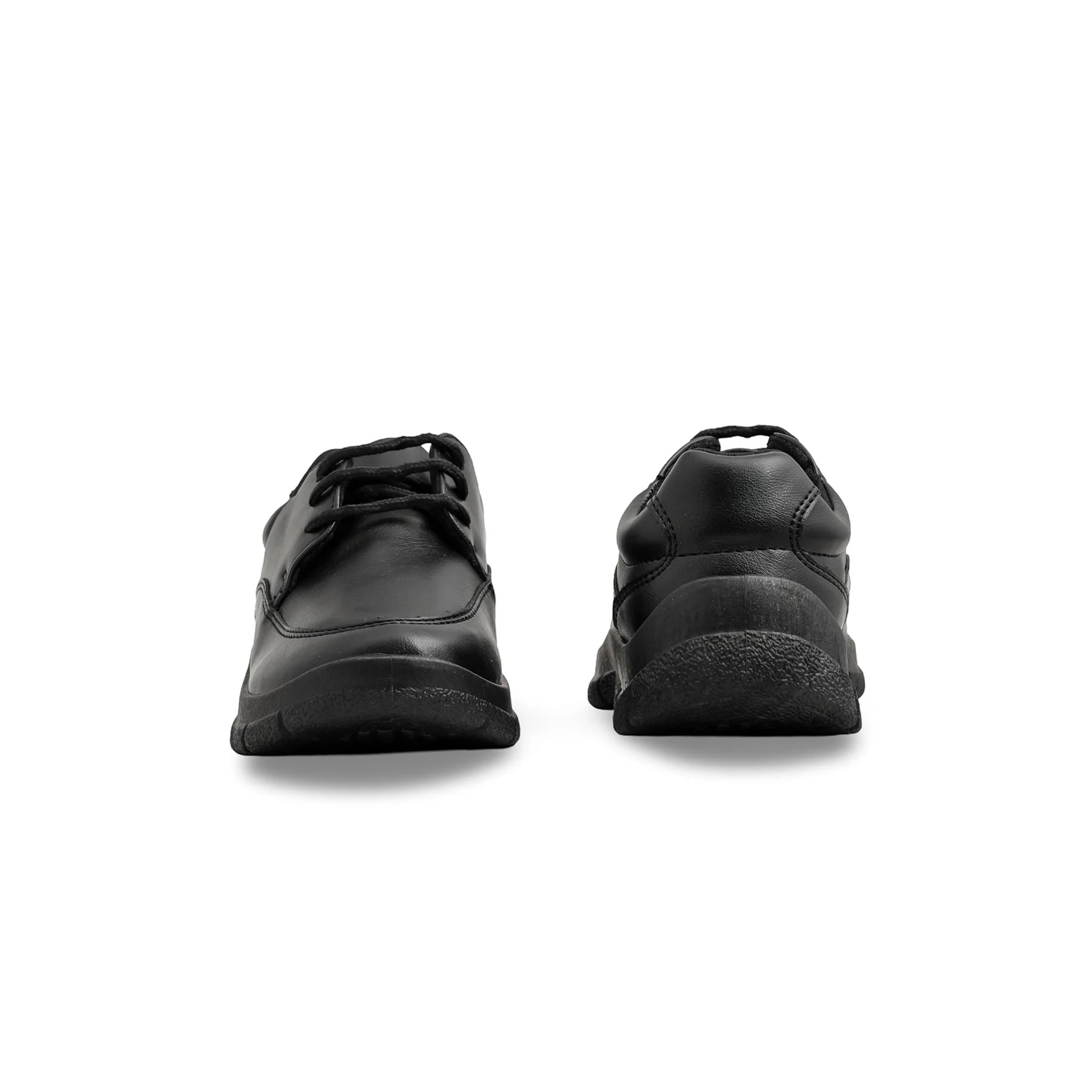 Boys Black Lace Up School Shoes SK1113 - Image 4