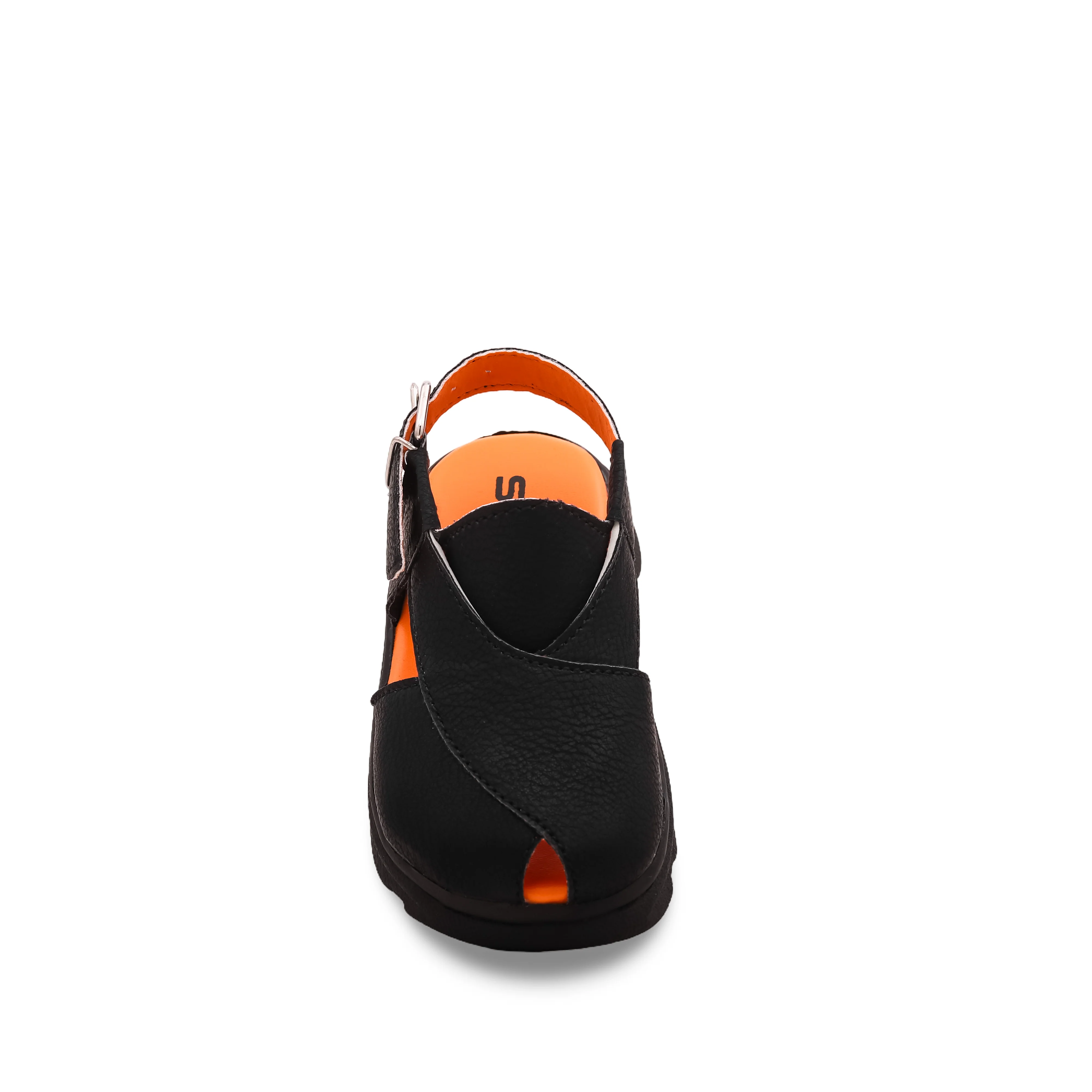 Boys Black Peshawari Chappal KD9444 - Image 3