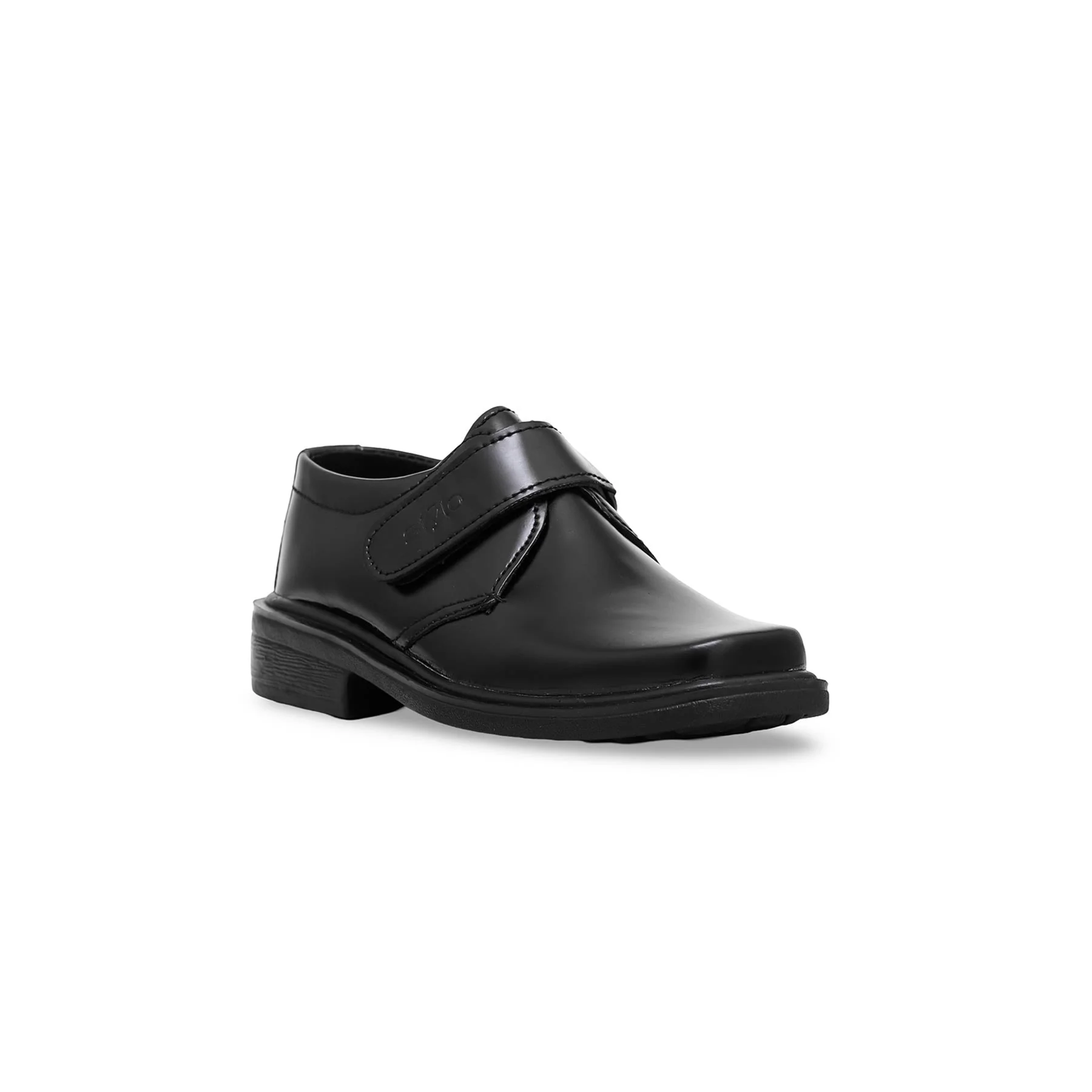 Boys Black Velcro Strap School Shoes SK1069 - Image 3