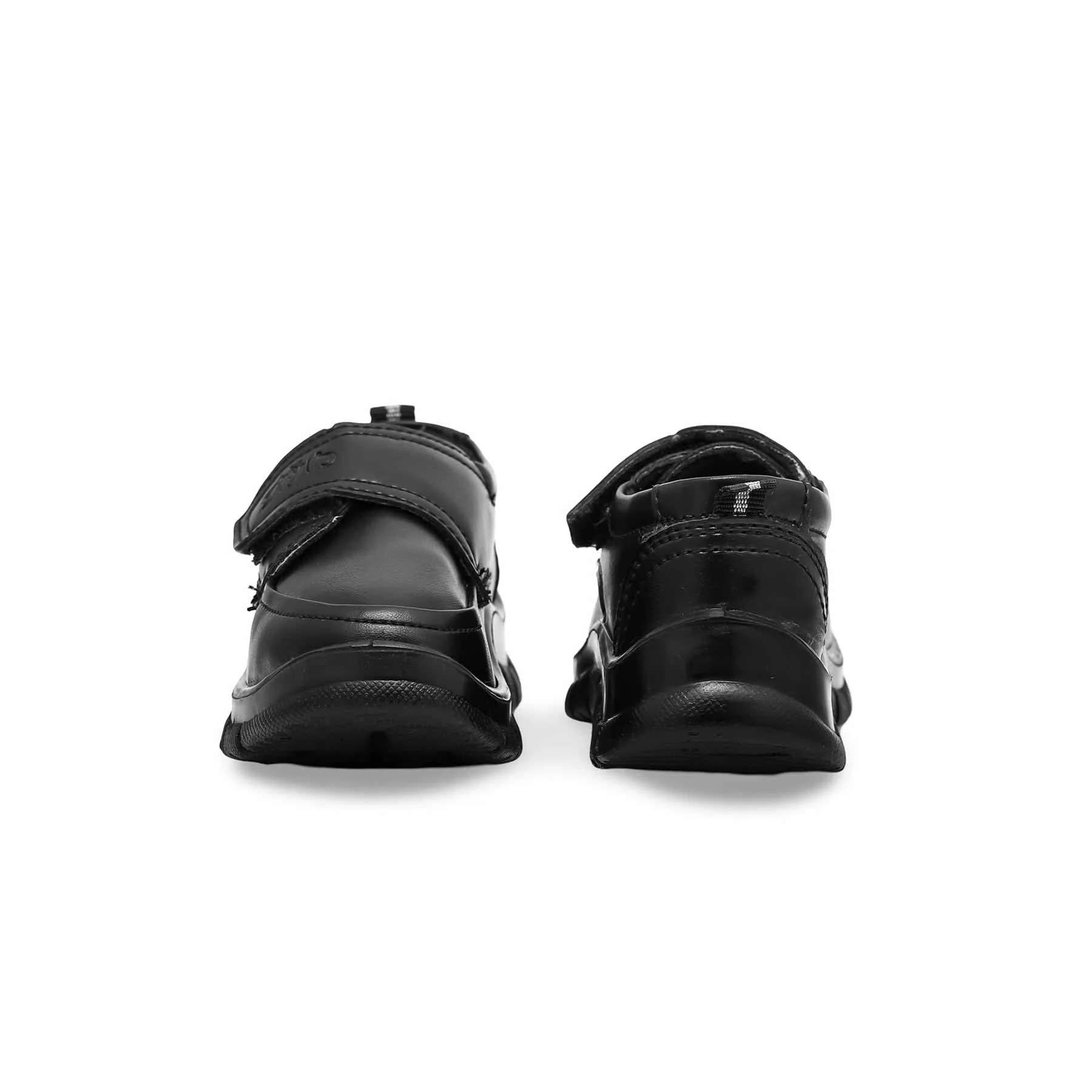 Boys Black Velcro School Shoes SK1080 - Image 4