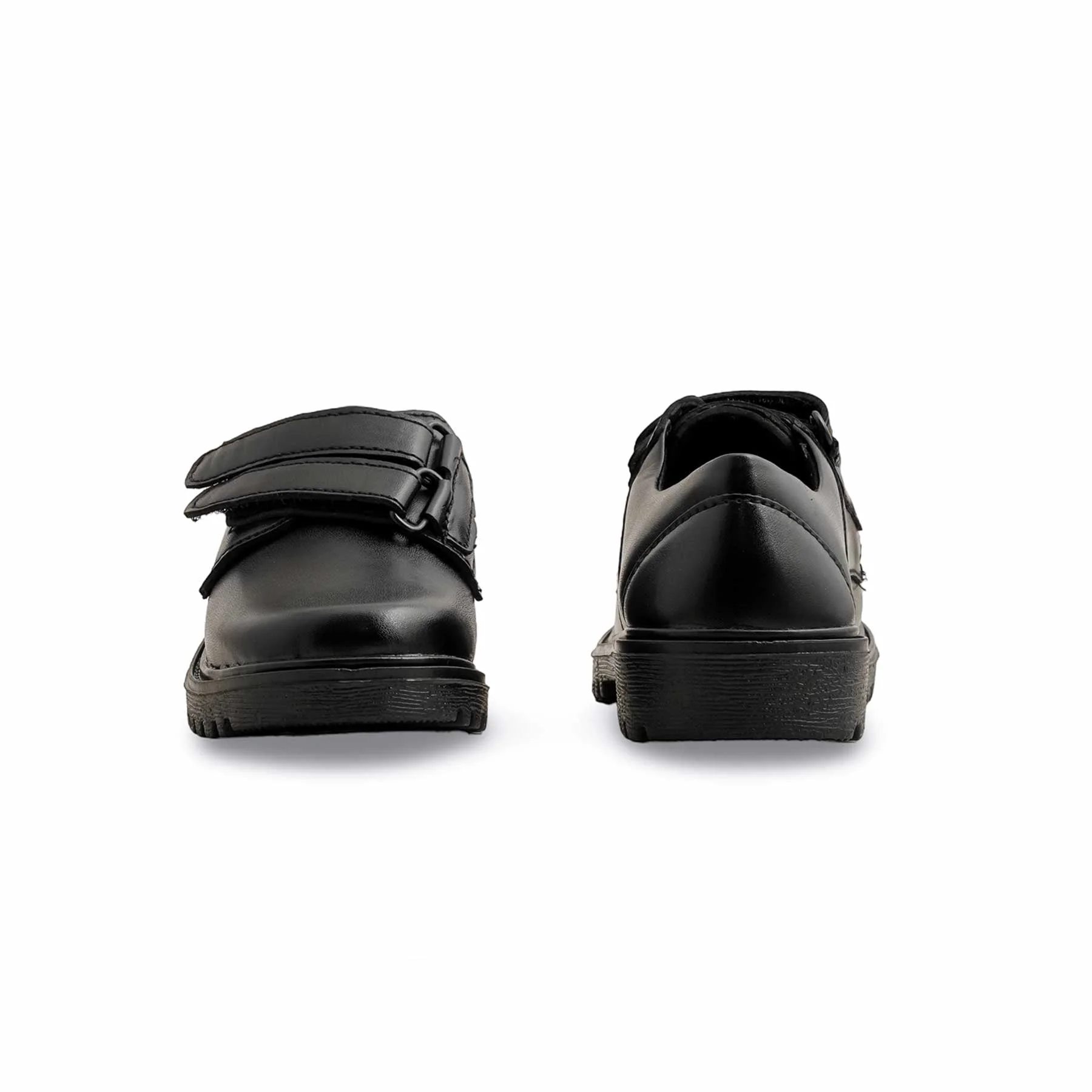 Boys Black Velcro Strap School Shoes SK1093 - Image 4