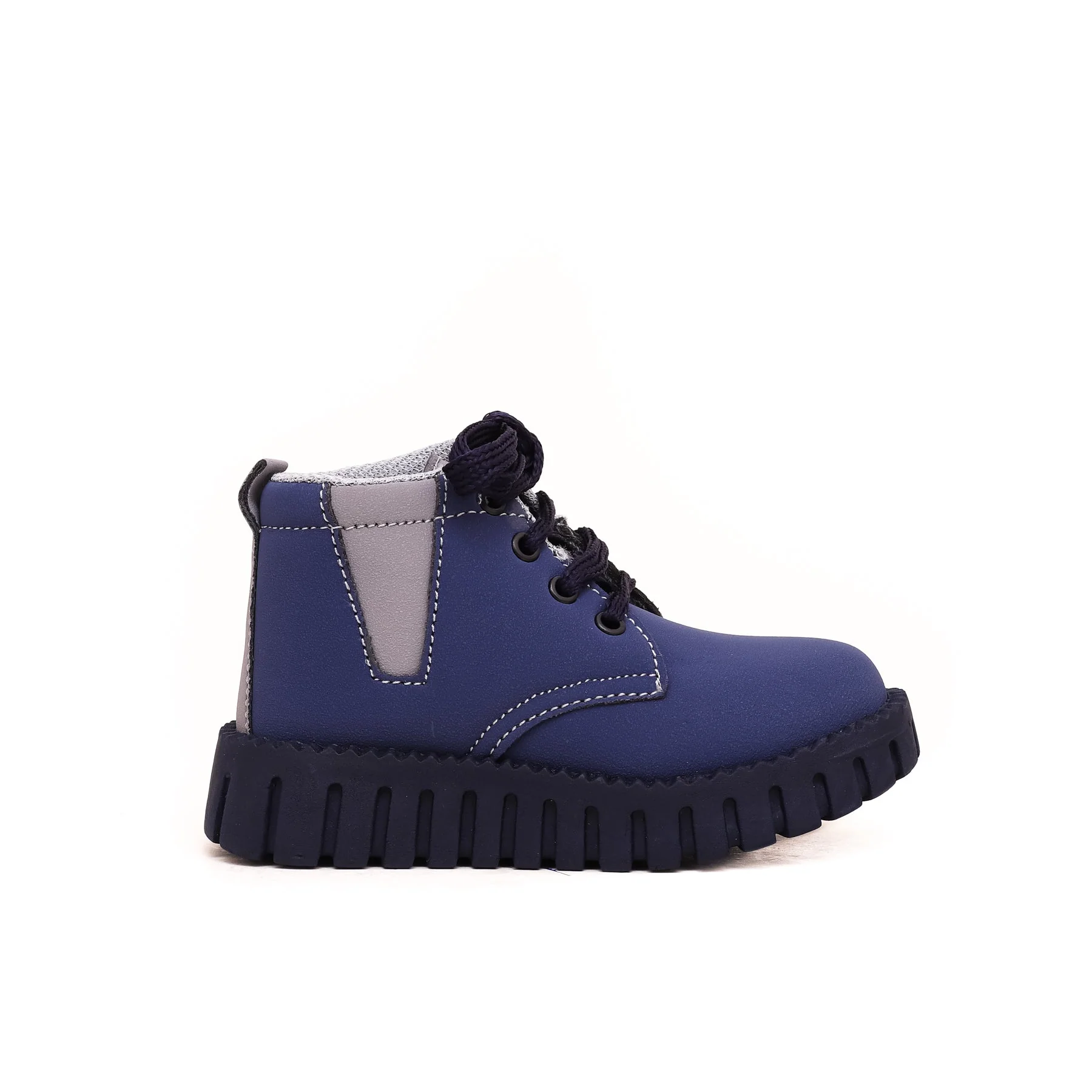 Boys Blue Formal Long Shoes KD8079 - Image 2