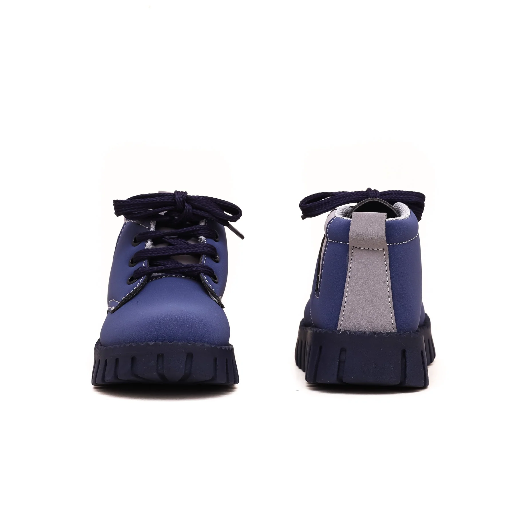 Boys Blue Formal Long Shoes KD8079 - Image 4