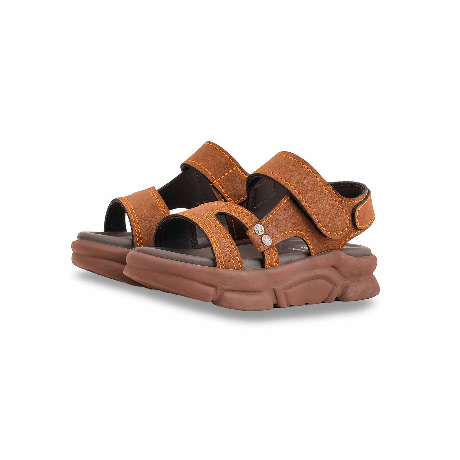 Boys Brown Casual Sandal KD4721 - Image 3