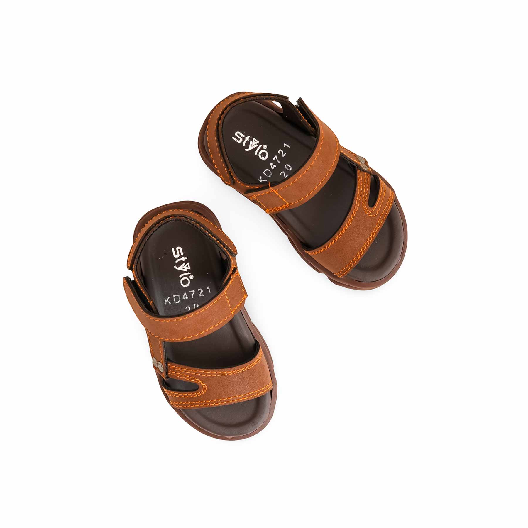Boys Brown Casual Sandal KD4721 - Image 5