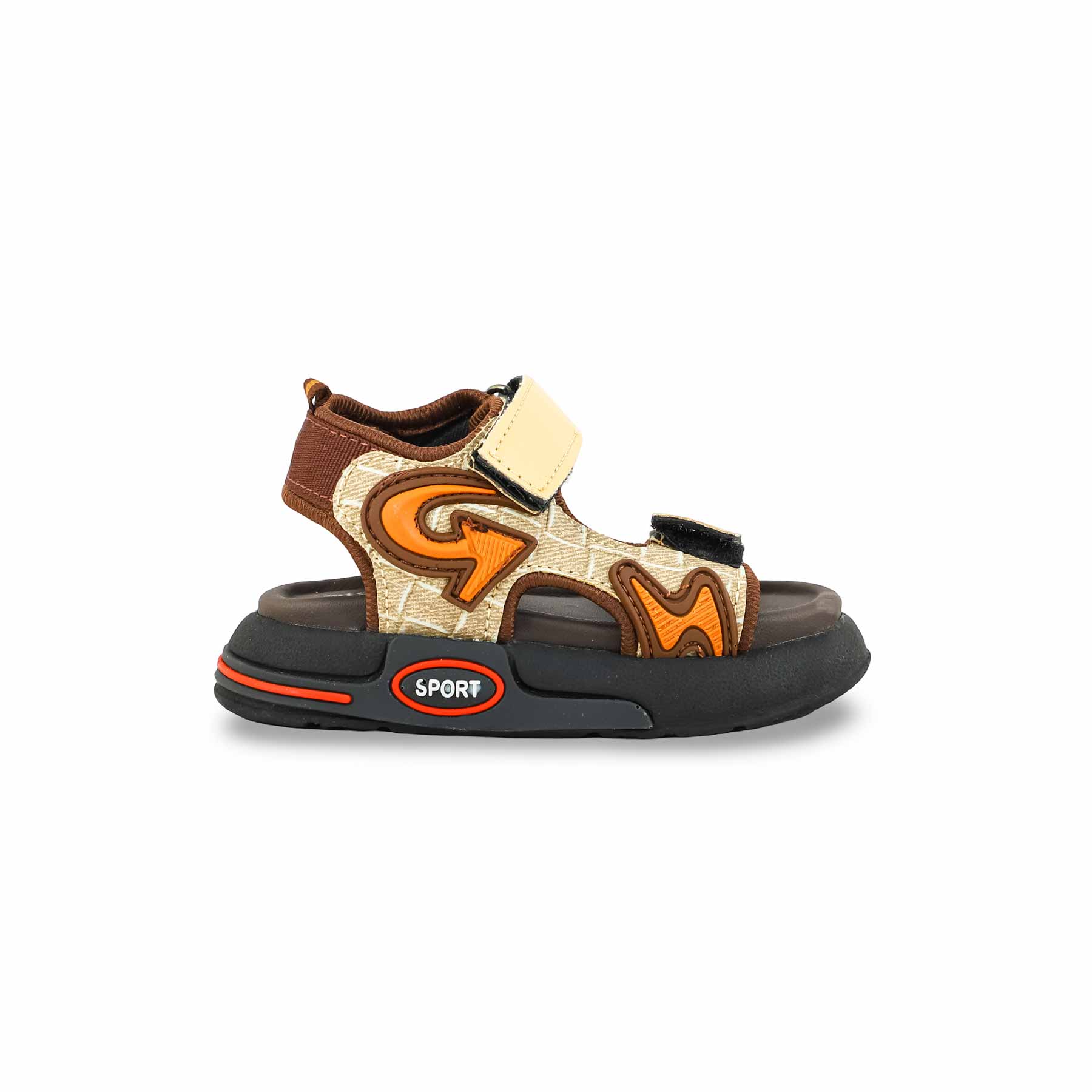 Boys Brown Casual Sandal KD4760 - Image 2