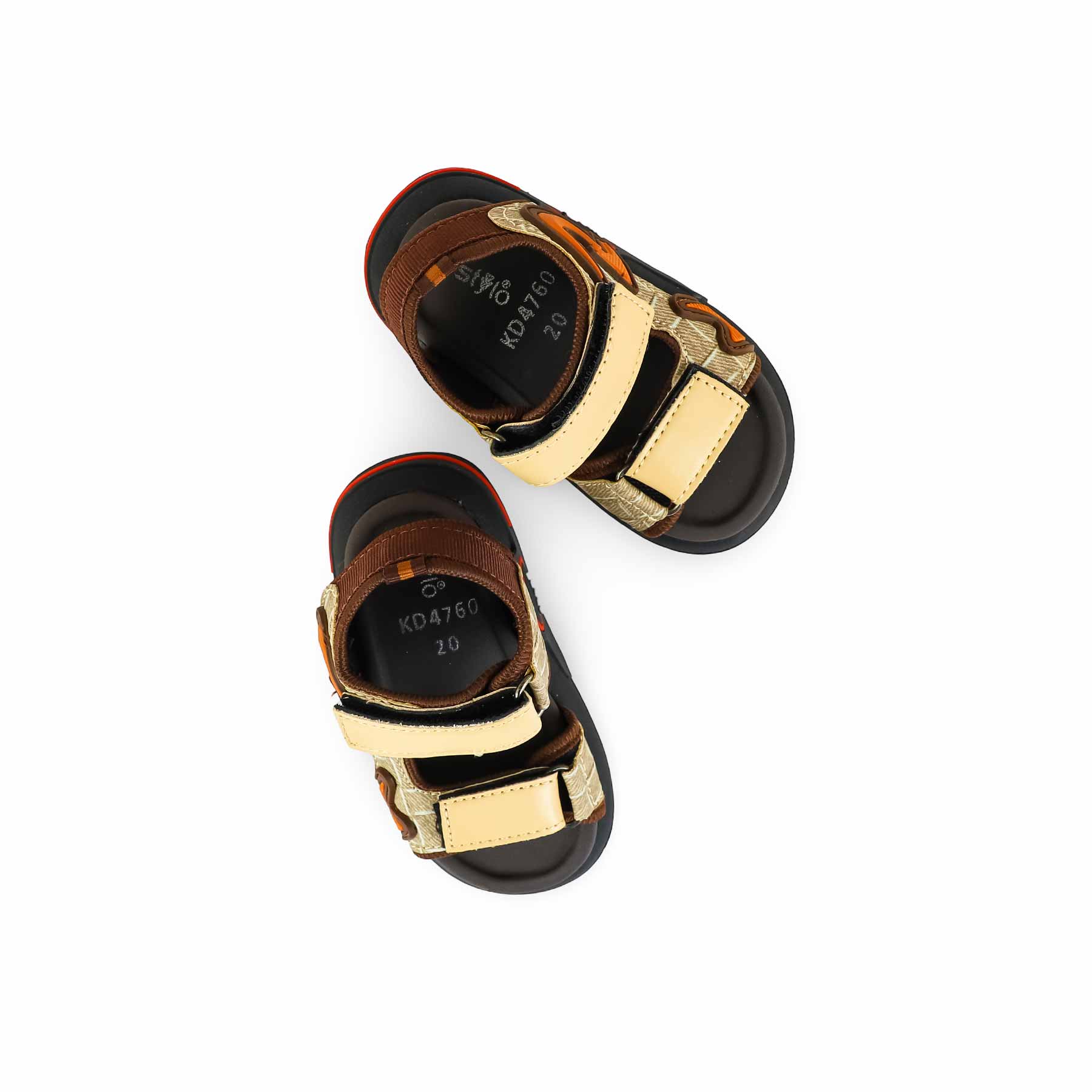 Boys Brown Casual Sandal KD4760 - Image 5