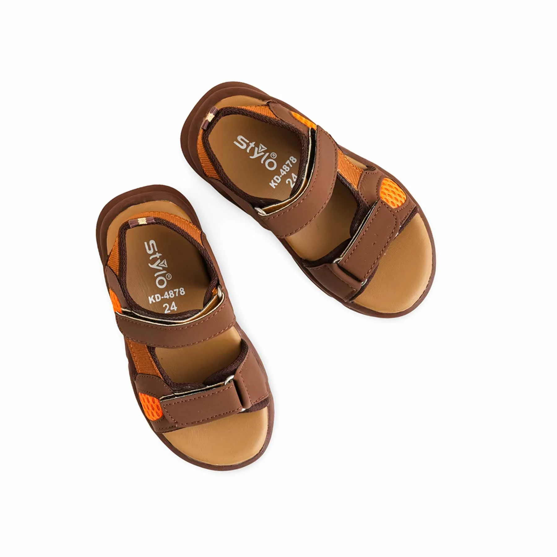 Boys Brown Casual Sandal KD4878 - Image 5
