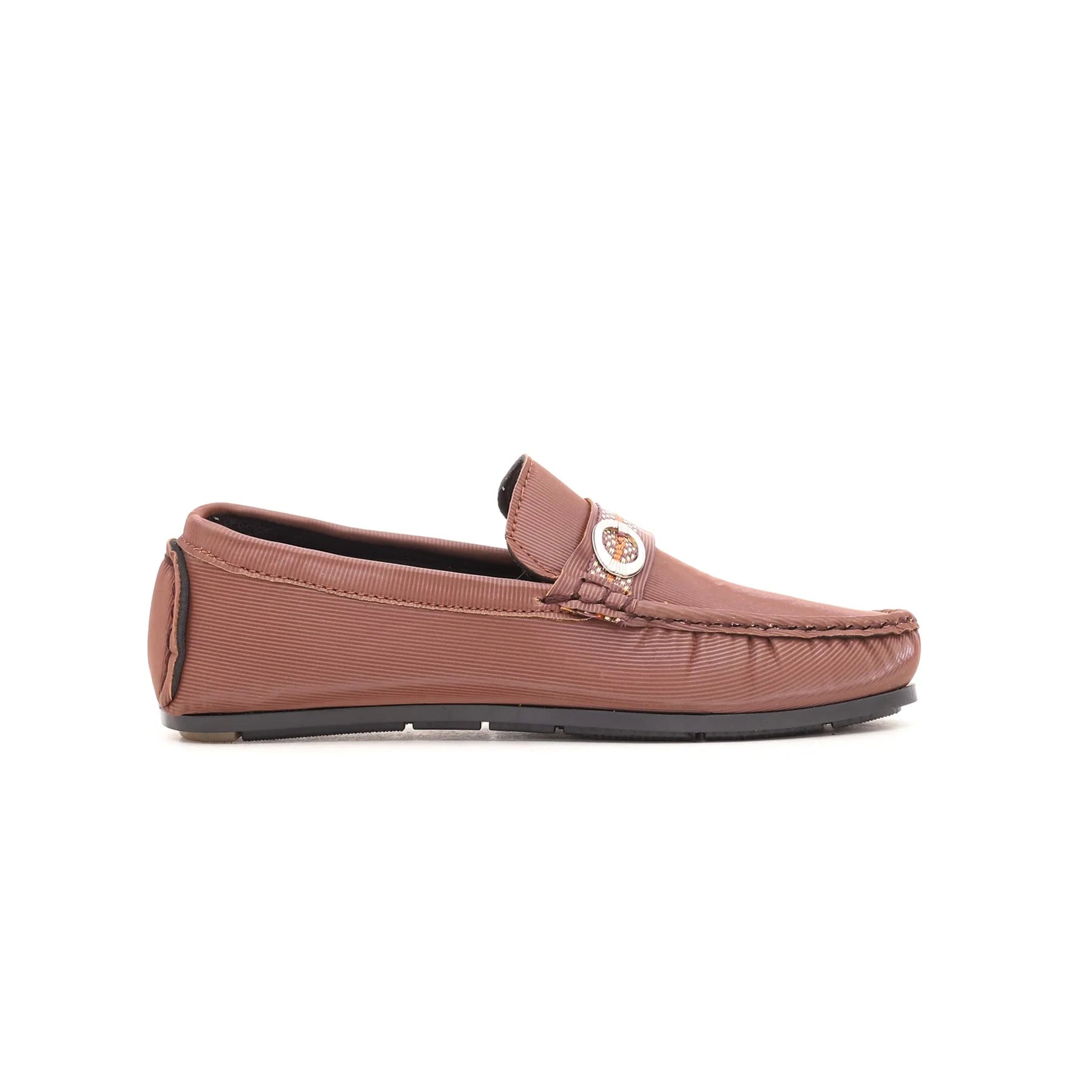 Boys Brown Formal Moccasin KD0309 - Image 2