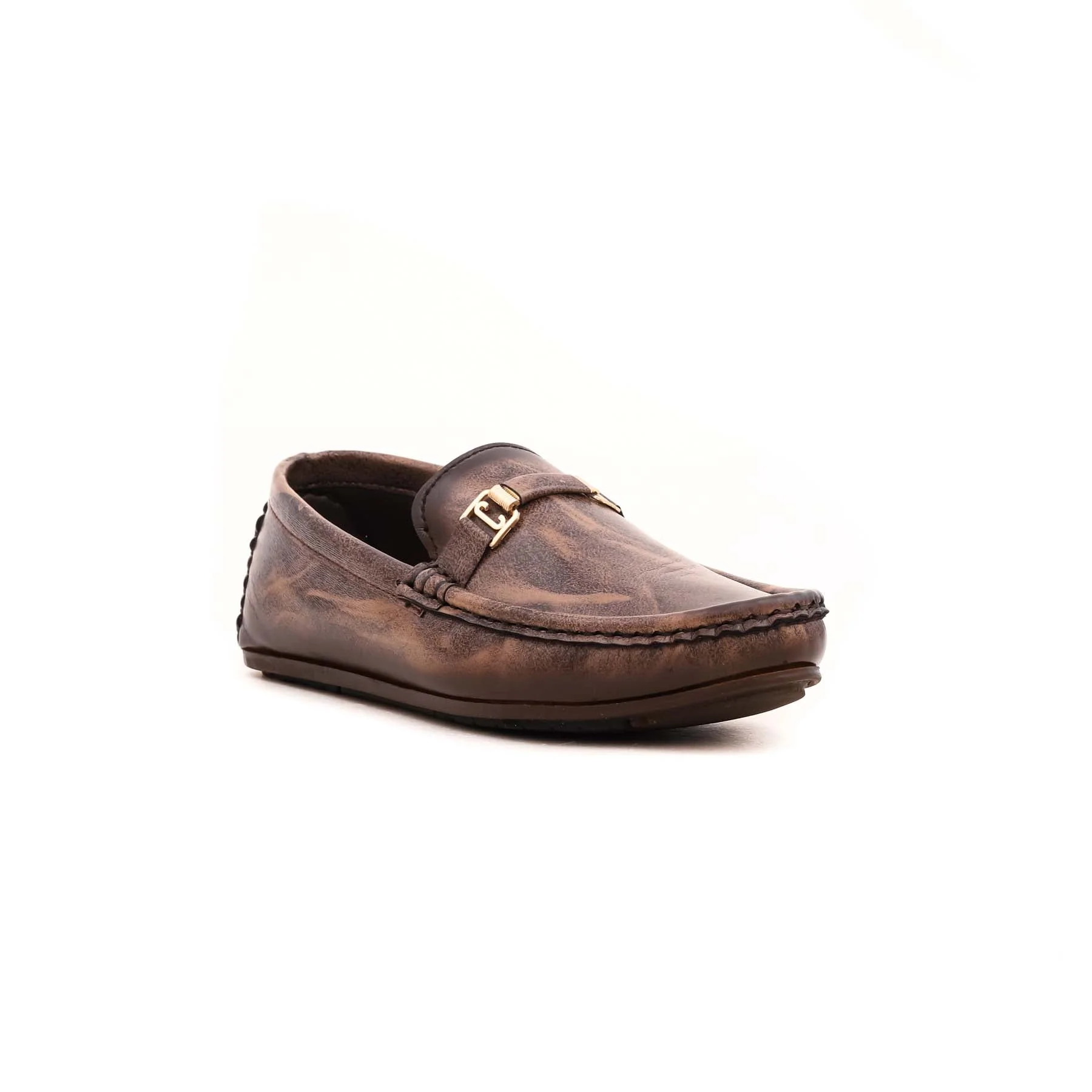Boys Brown Formal Moccasin KD0436 - Image 2