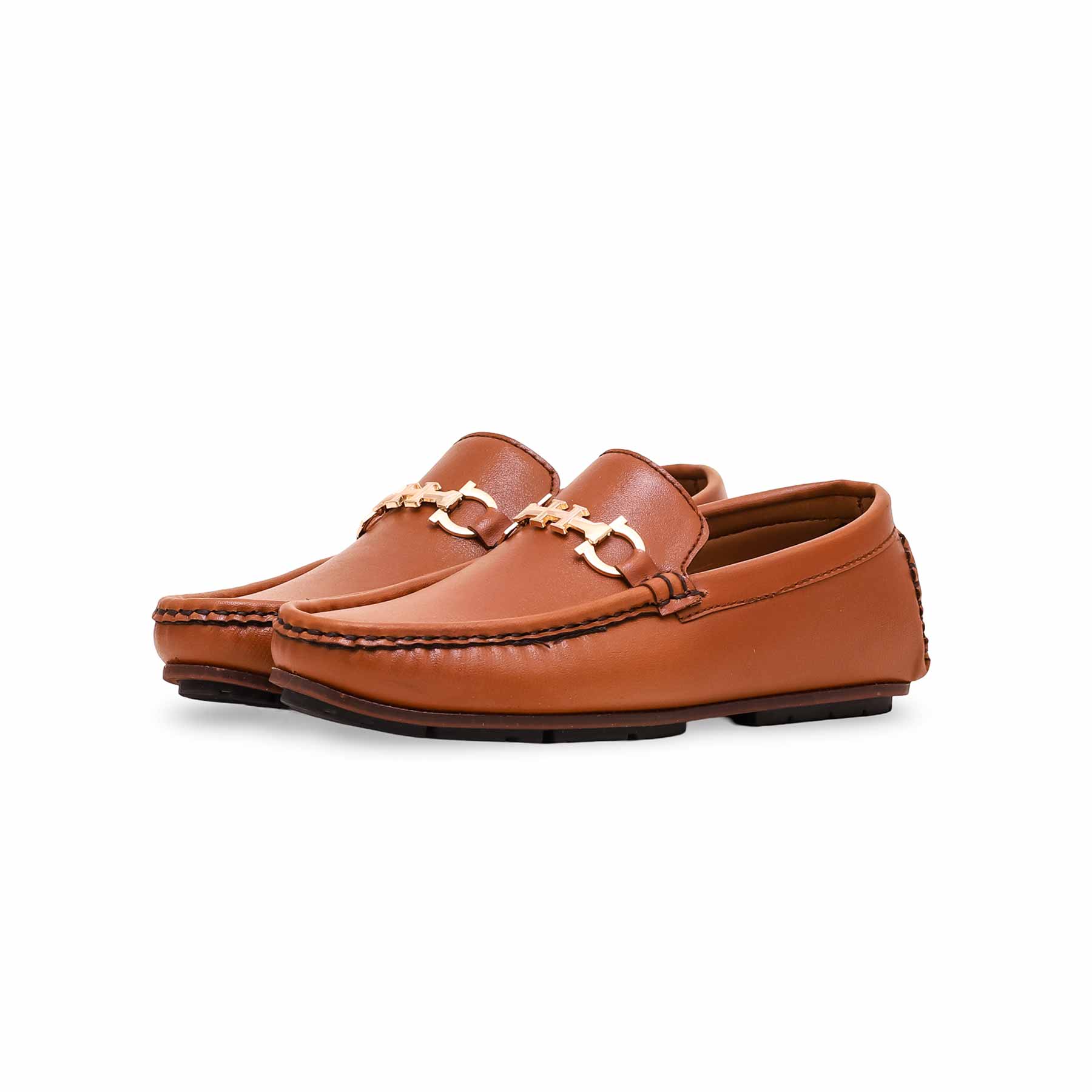 Boys Brown Formal Moccasin KD0825 - Image 2
