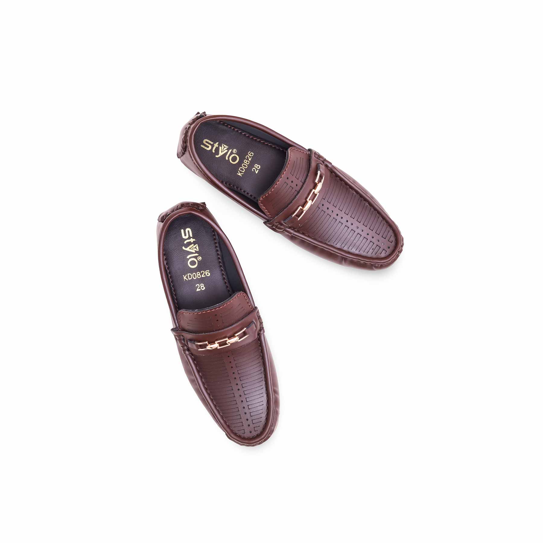 Boys Brown Formal Moccasin KD0826 - Image 5