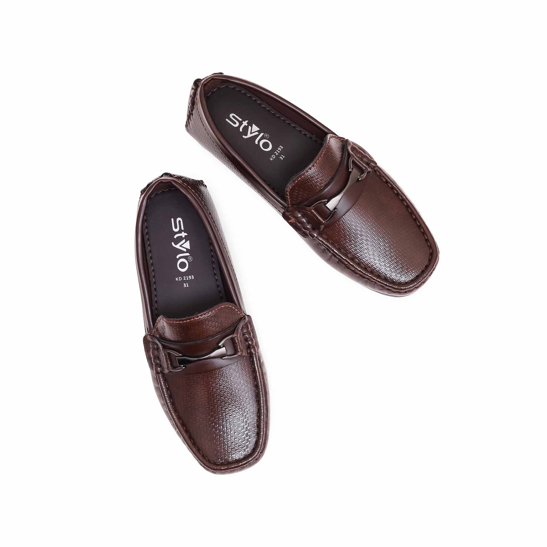 Boys Brown Formal Moccasin KD2193 - Image 5