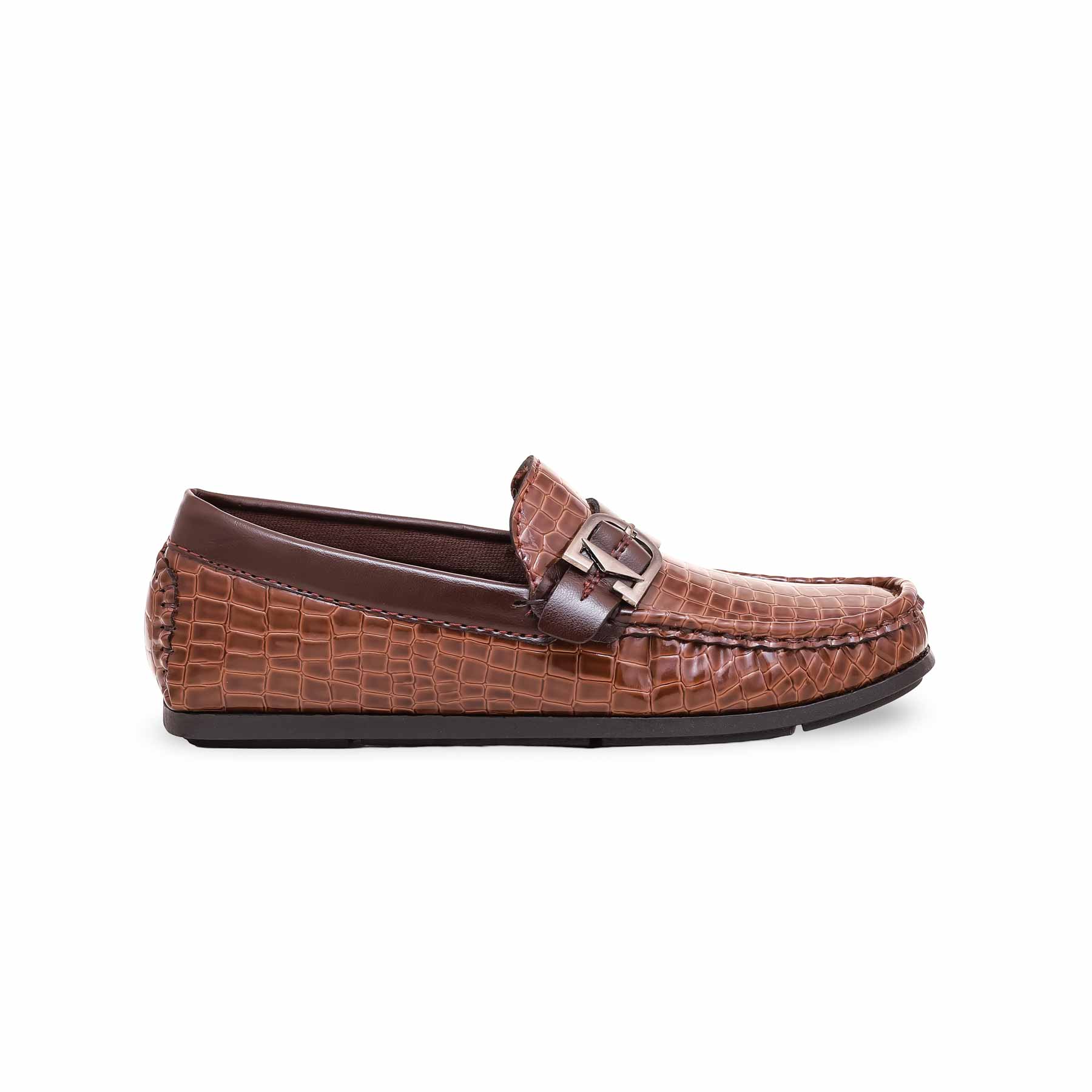 Boys Brown Formal Moccasin KD2195 - Image 2