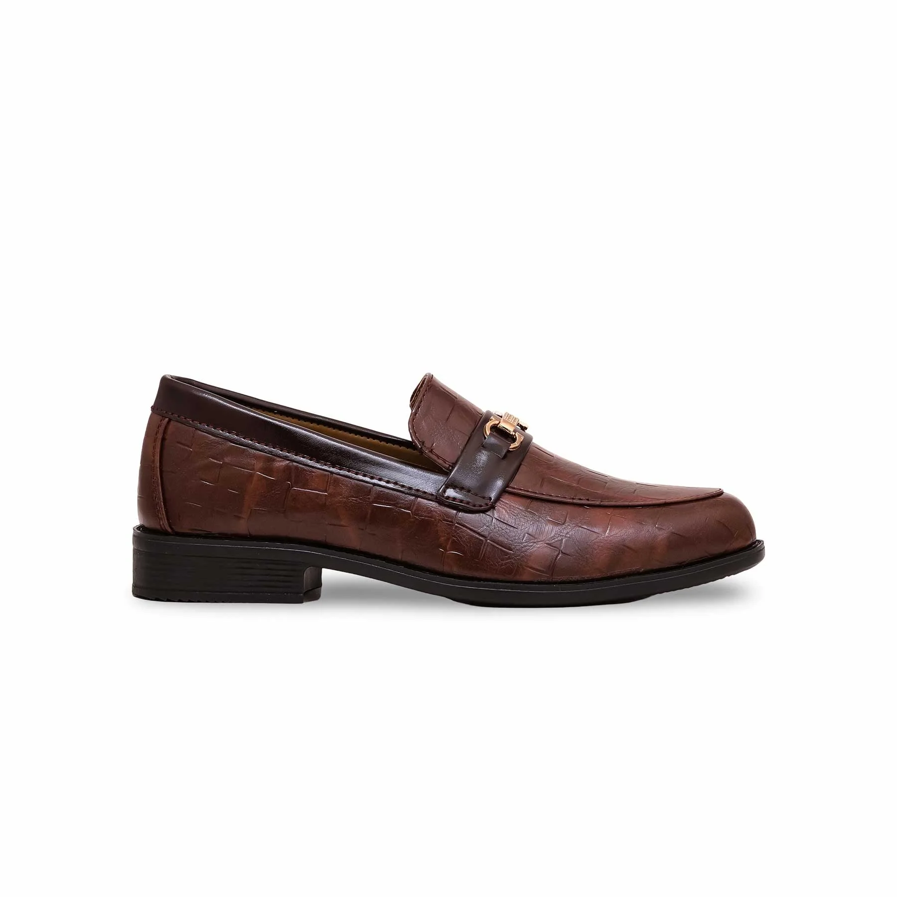 Boys Brown Formal Moccasin KD2392 - Image 2