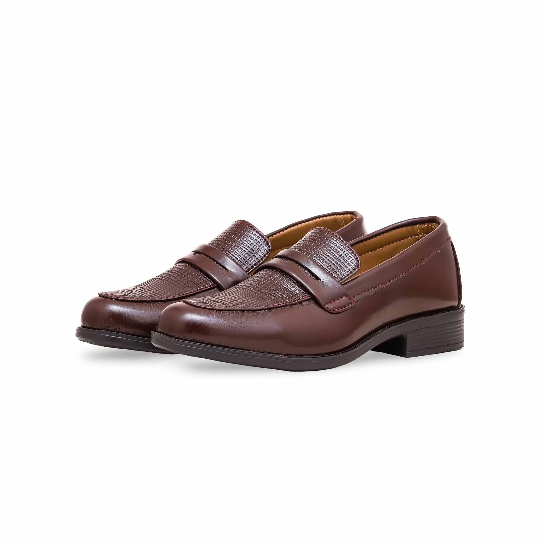 Boys Brown Formal Moccasin KD2393 - Image 2