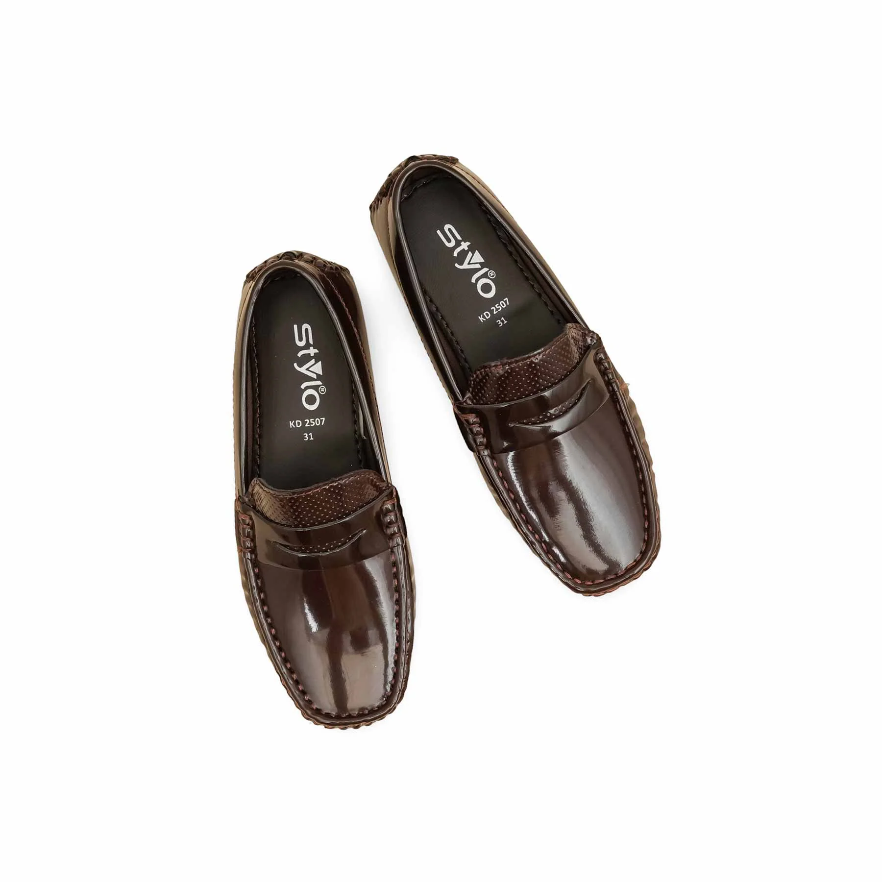 Boys Brown Formal Moccasin KD2507 - Image 5