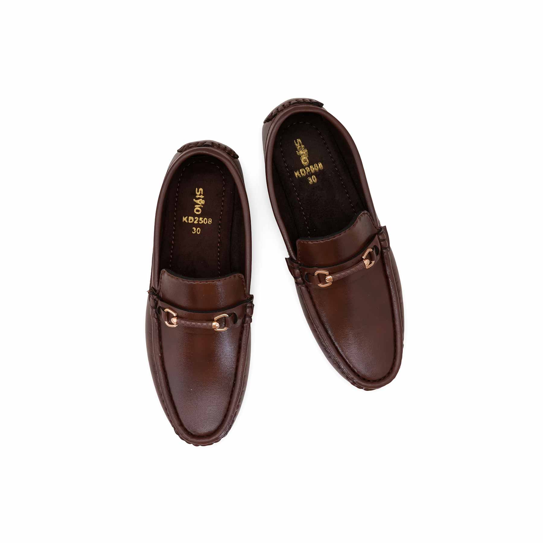 Boys Brown Formal Moccasin KD2508 - Image 5