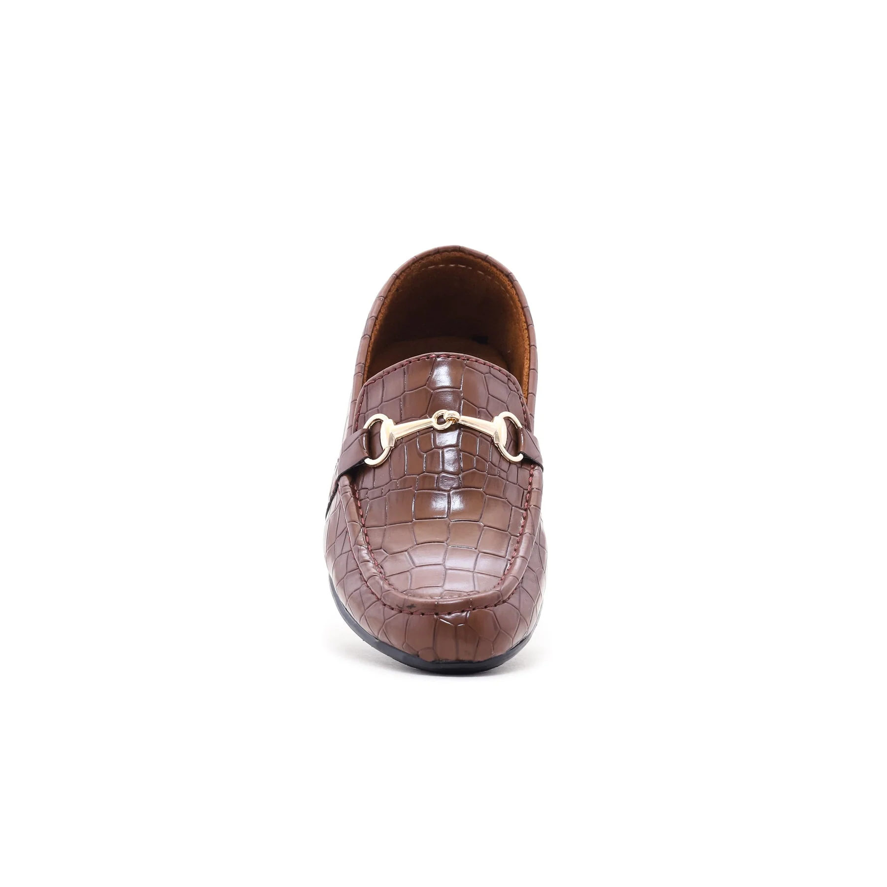 Boys Brown Formal Moccasins KD0285 - Image 3