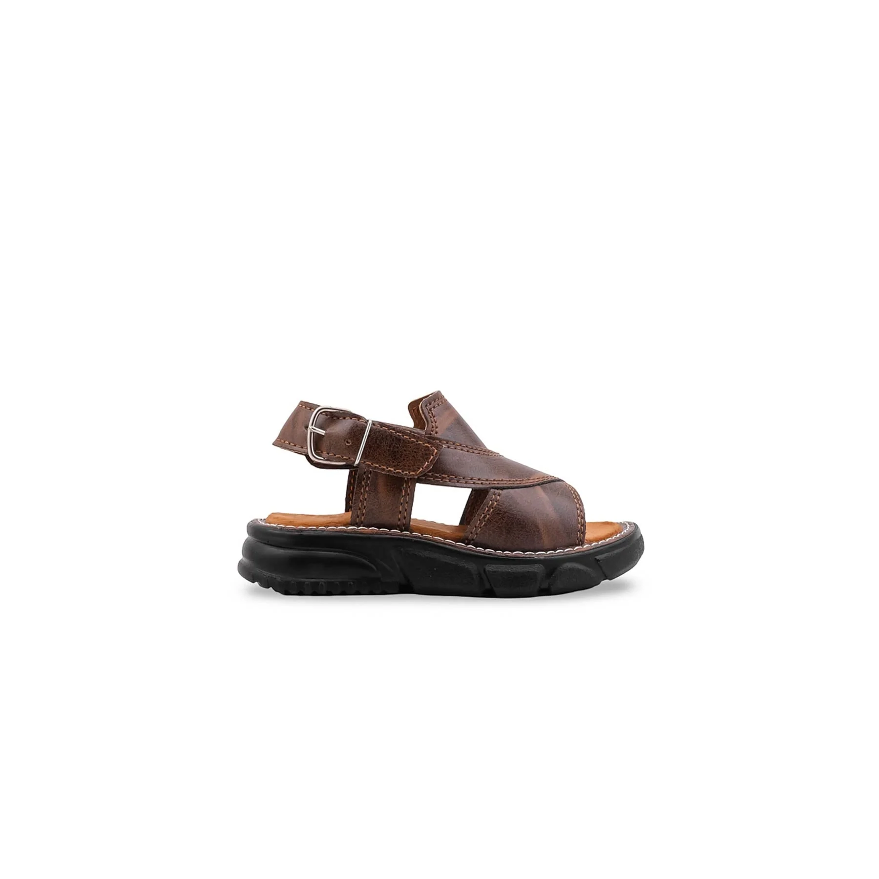 Boys Brown Formal Sandal KD2691 - Image 3
