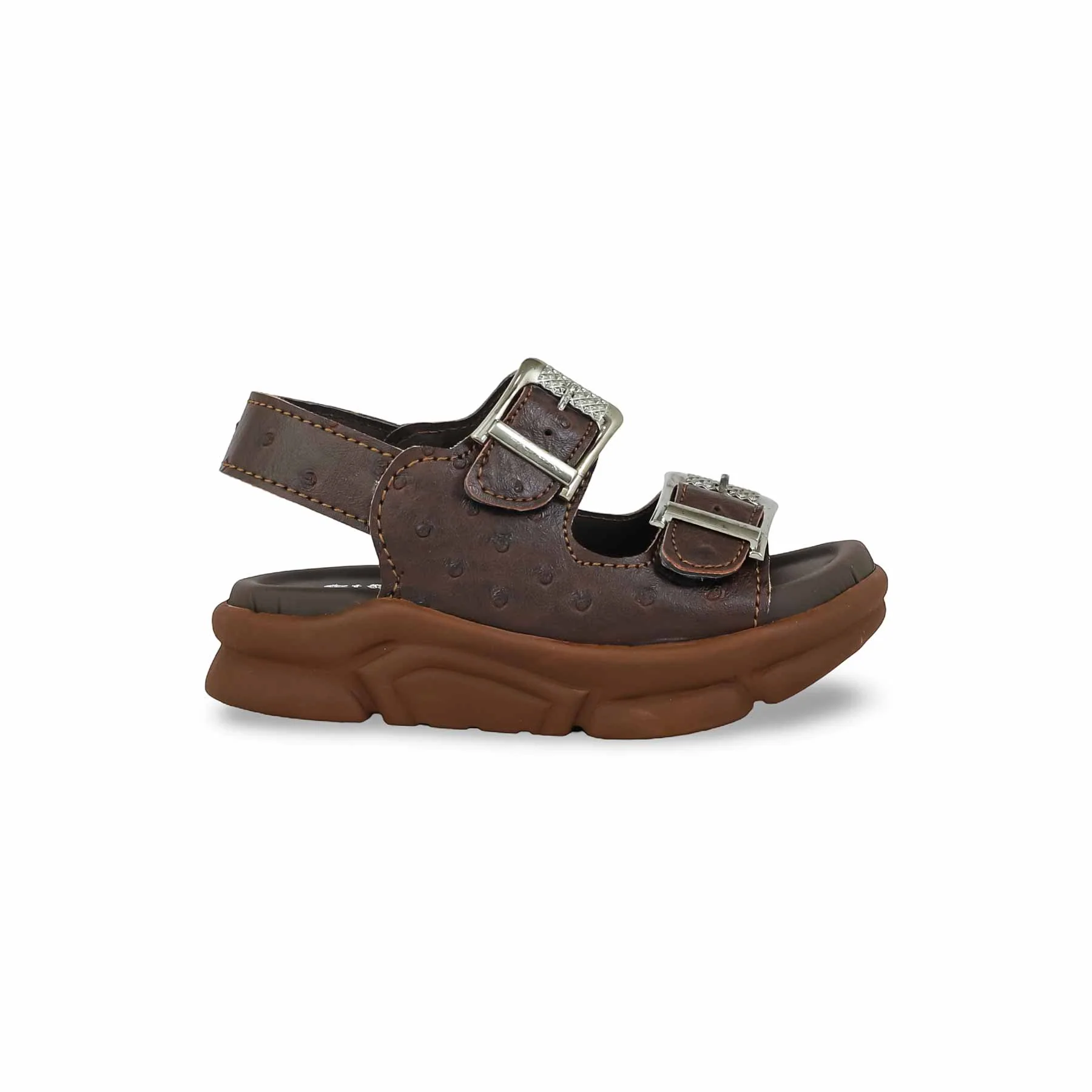 Boys Brown Formal Sandal KD4719 - Image 2