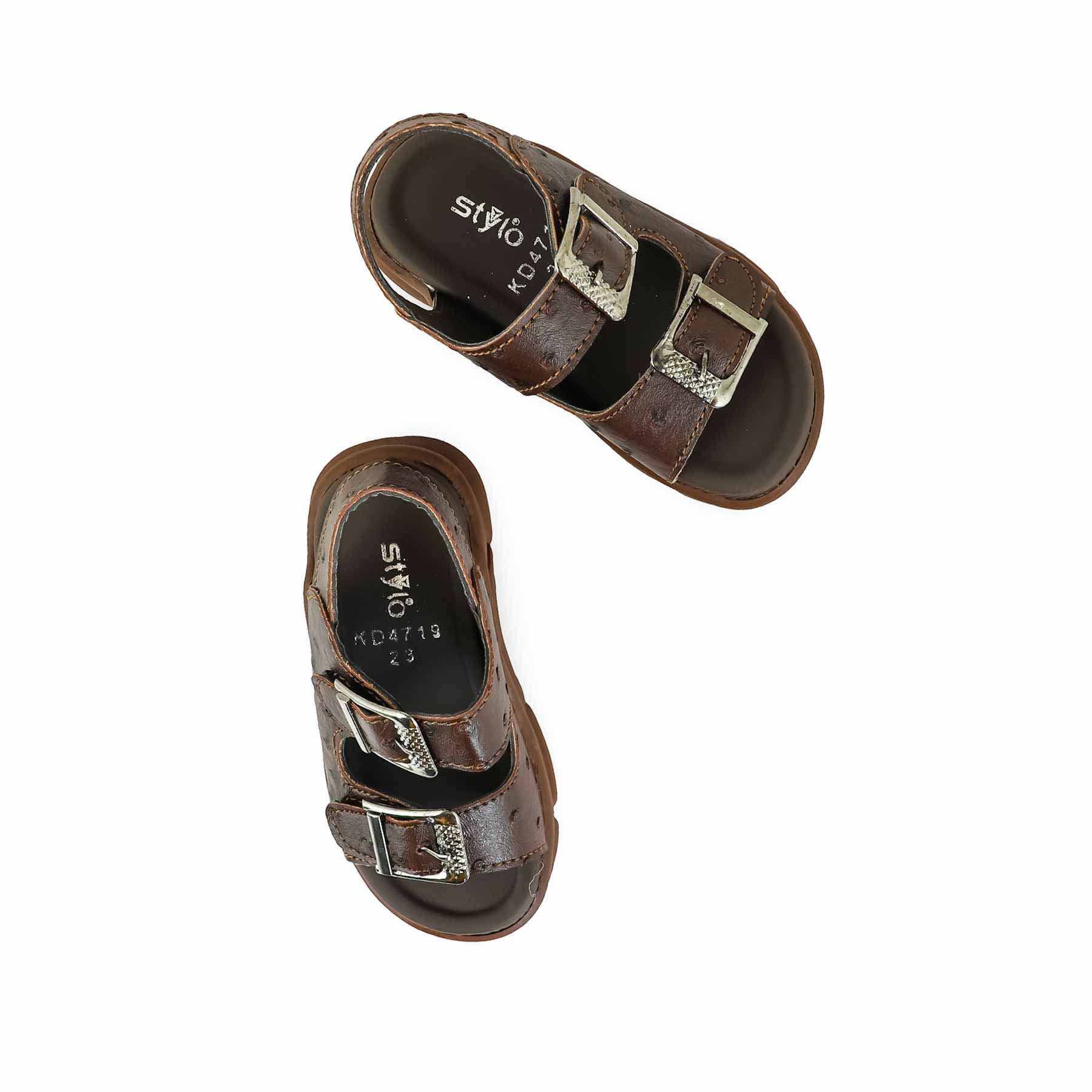 Boys Brown Formal Sandal KD4719 - Image 5