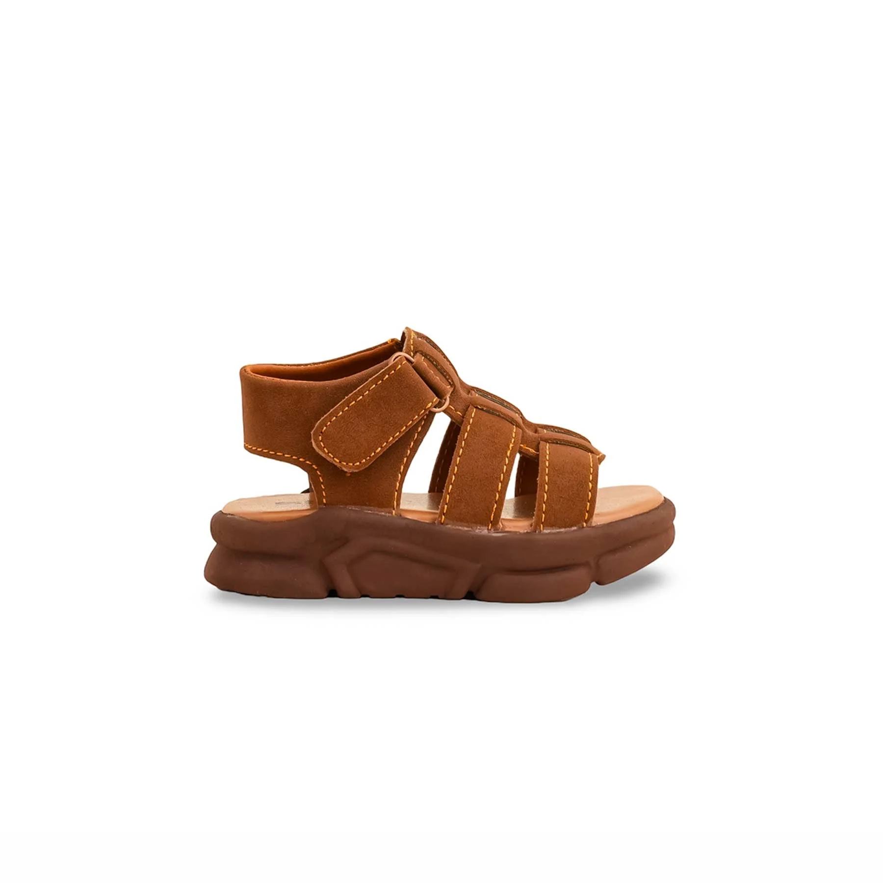 Boys Brown Formal Sandal KD4741 - Image 2