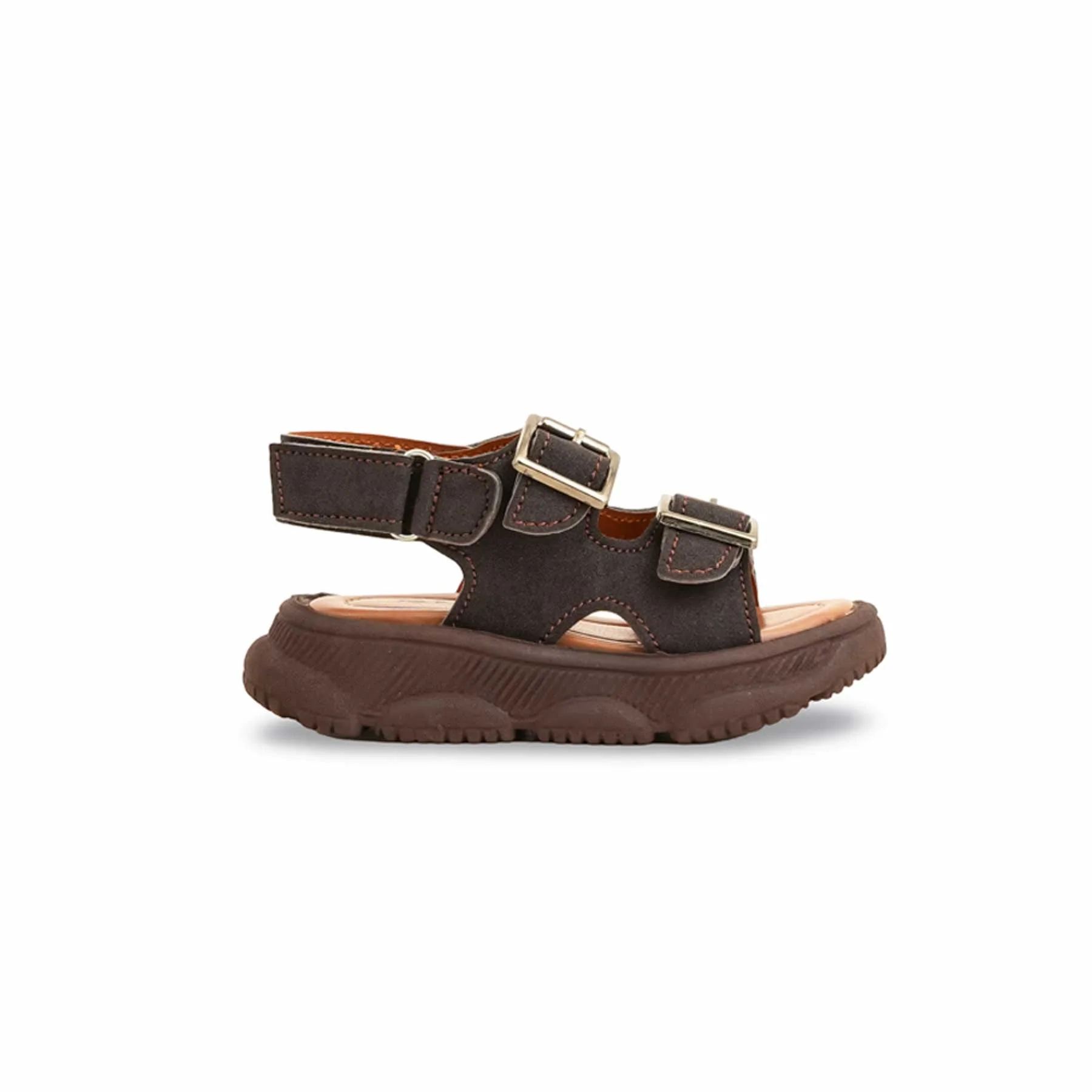 Boys Brown Formal Sandal KD4744 - Image 2