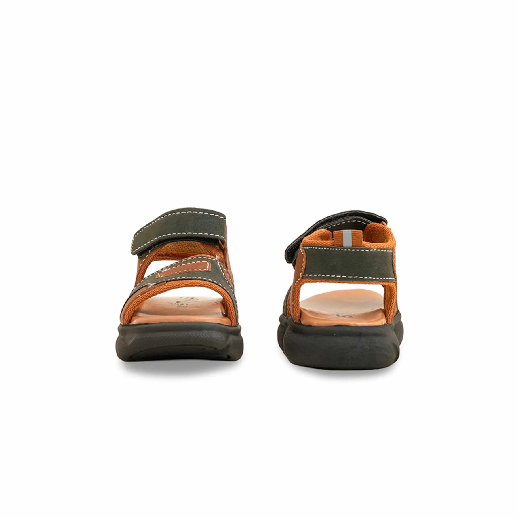 Boys Brown Formal Sandal KD4749 - Image 4