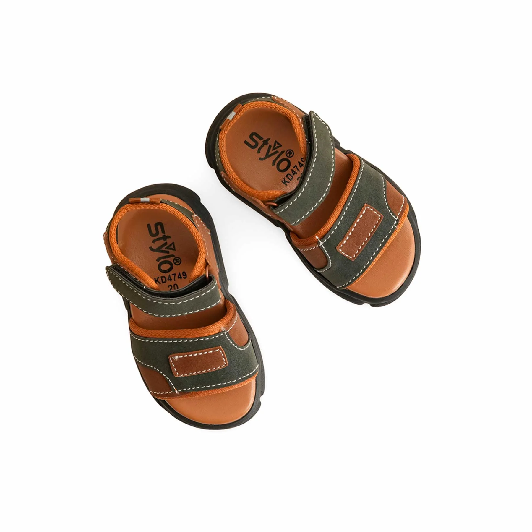 Boys Brown Formal Sandal KD4749 - Image 5