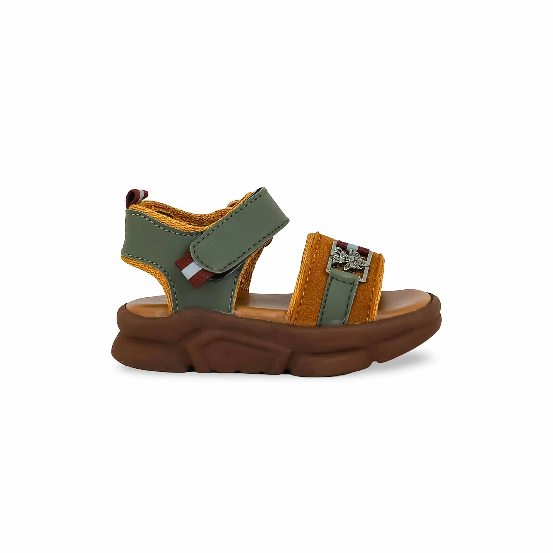Boys Brown Formal Sandal KD4782 - Image 2